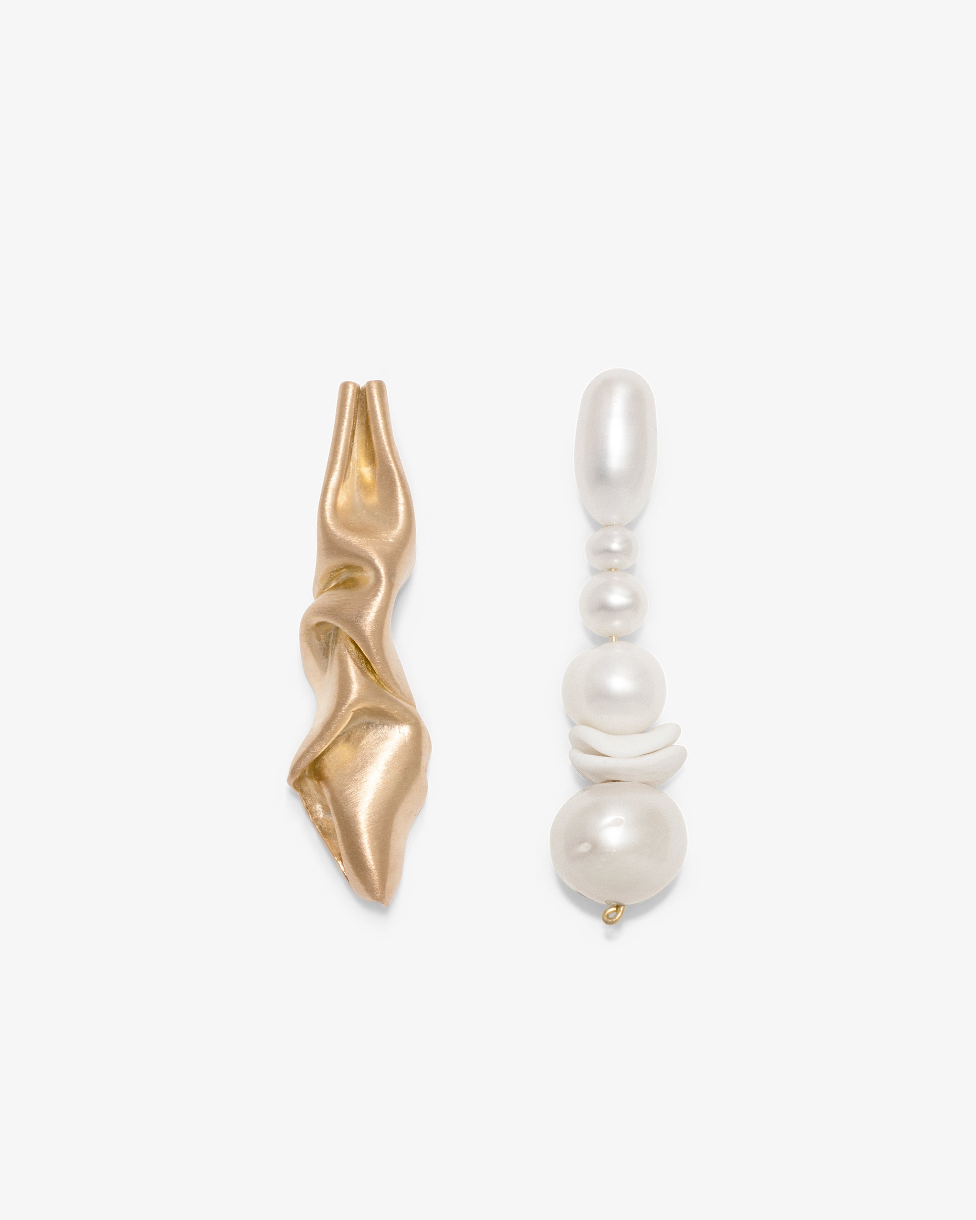 Completed Works – Notsobig Crumple Earrings