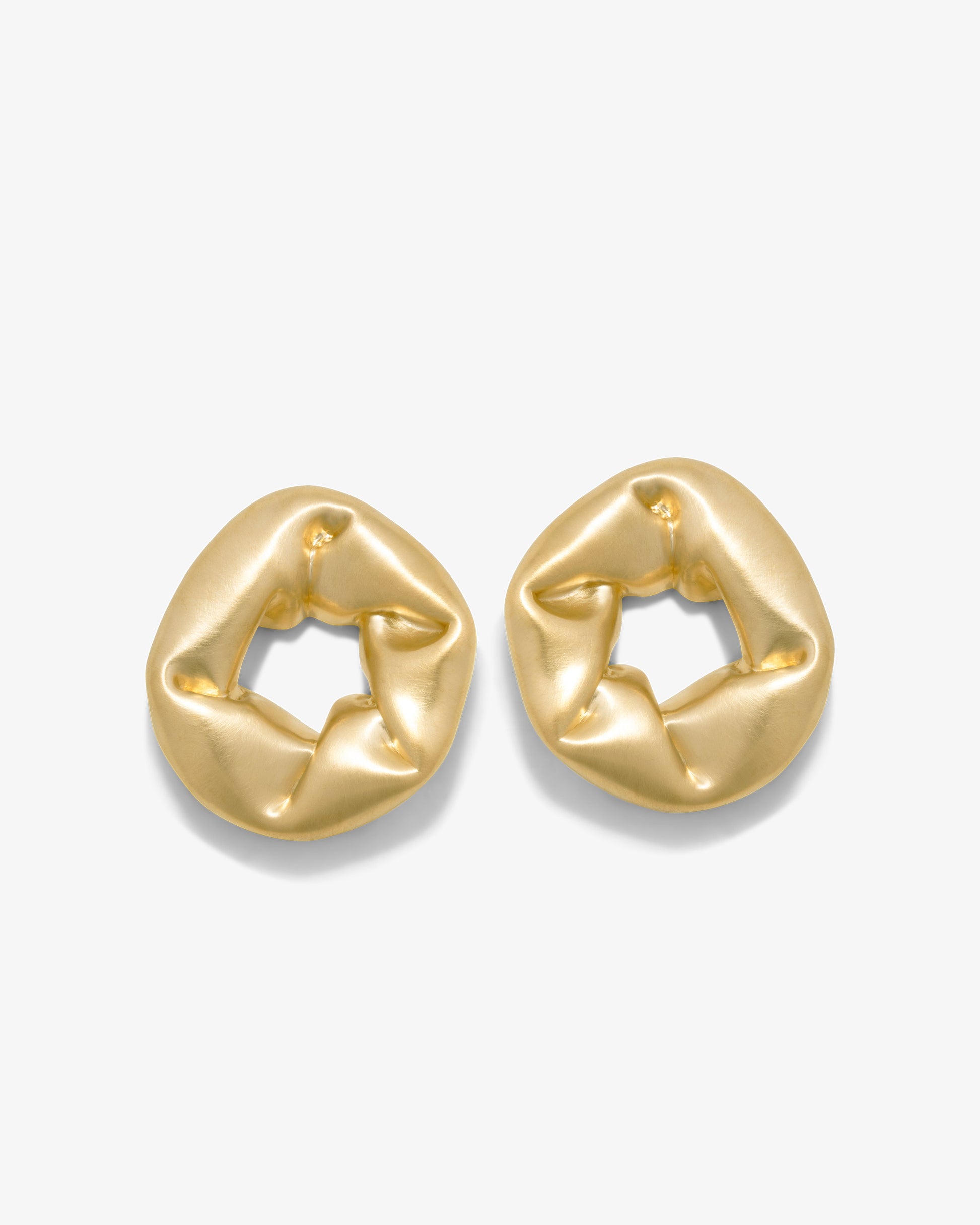 Completed Works – Oversized Scrunch Earrings