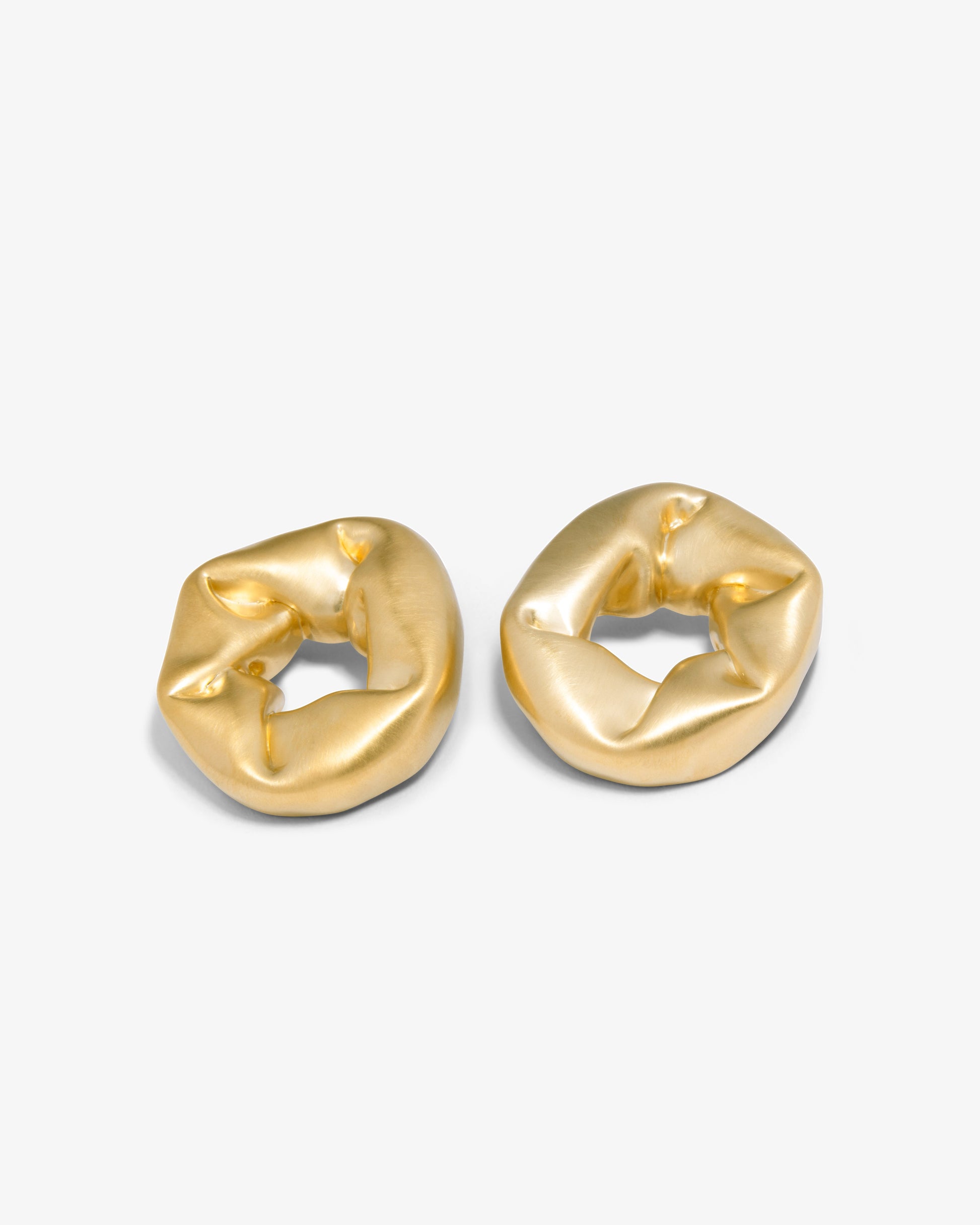 Completed Works – Oversized Scrunch Earrings