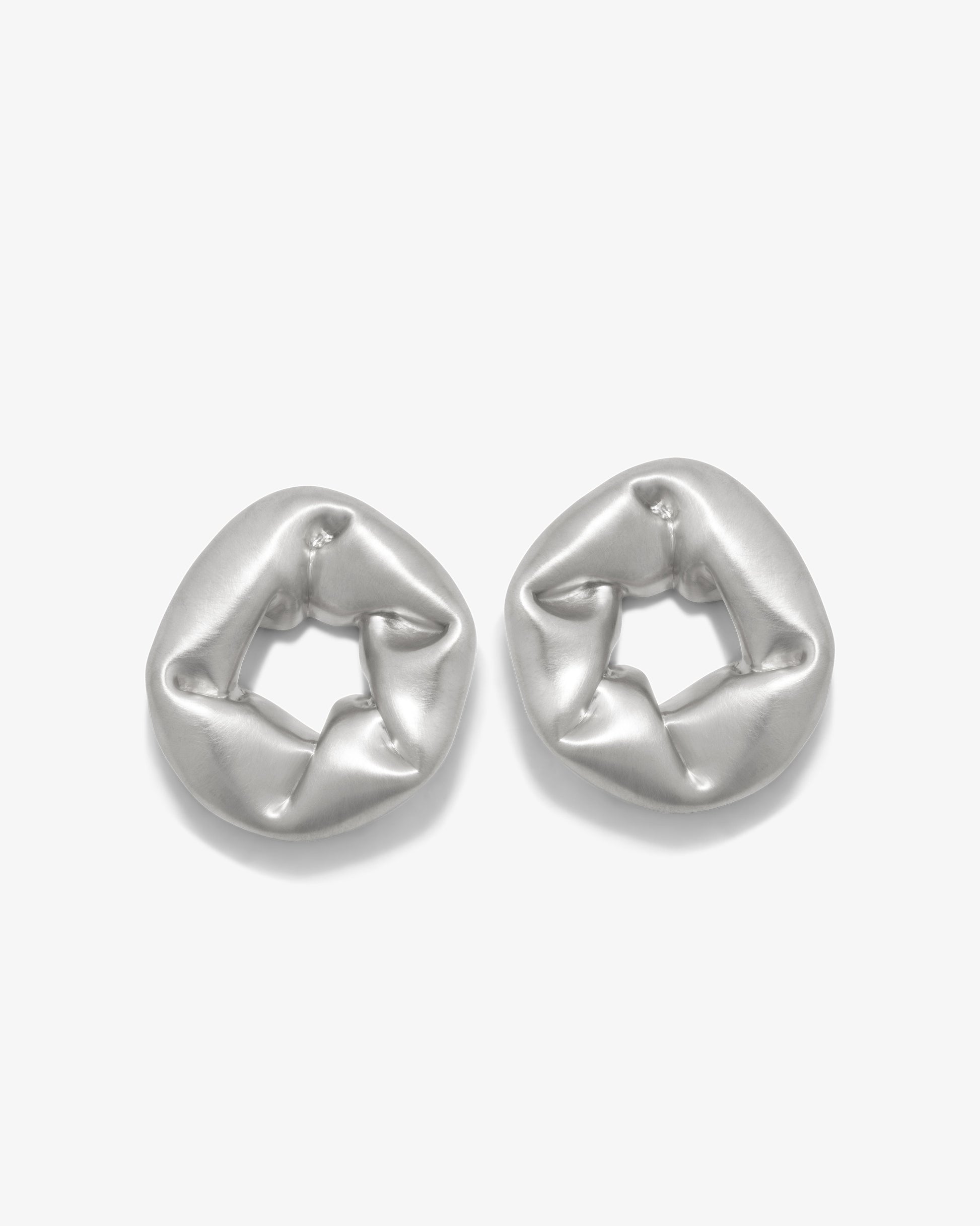 Completed Works – Oversized Scrunch Earrings