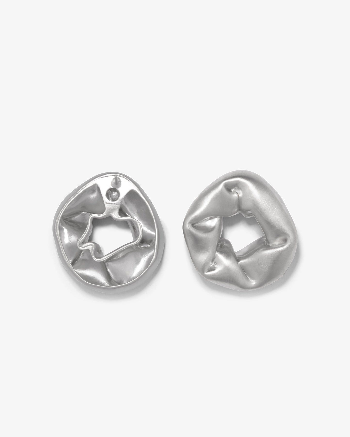 Completed Works – Oversized Scrunch Earrings