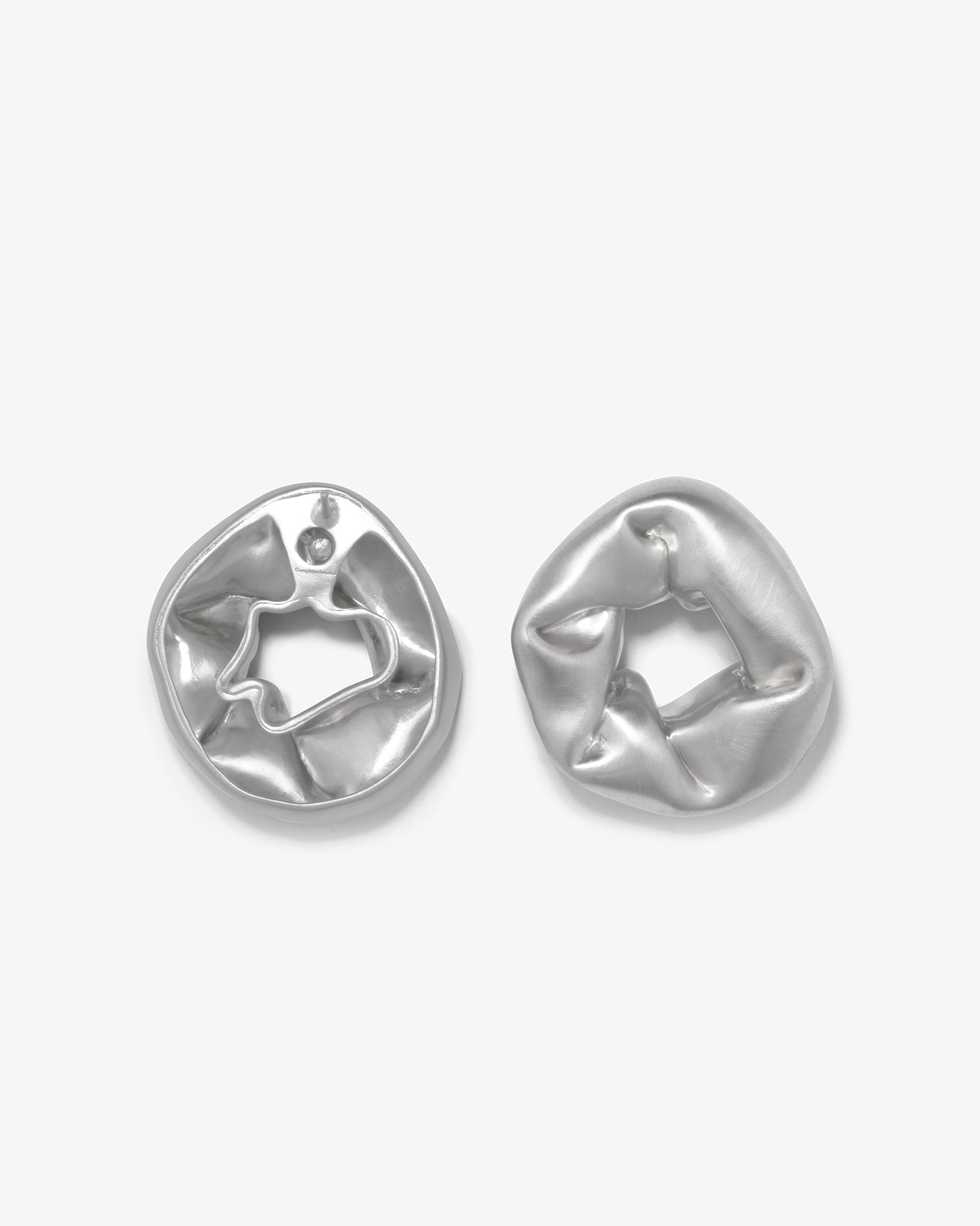 Completed Works – Oversized Scrunch Earrings
