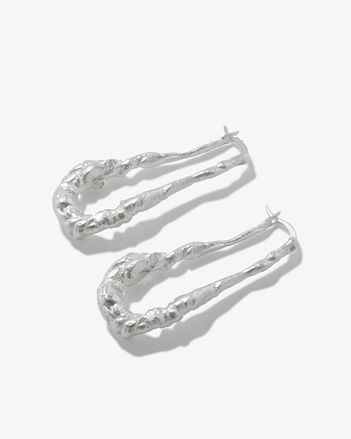 Completed Works – Elongated Hoop Earrings