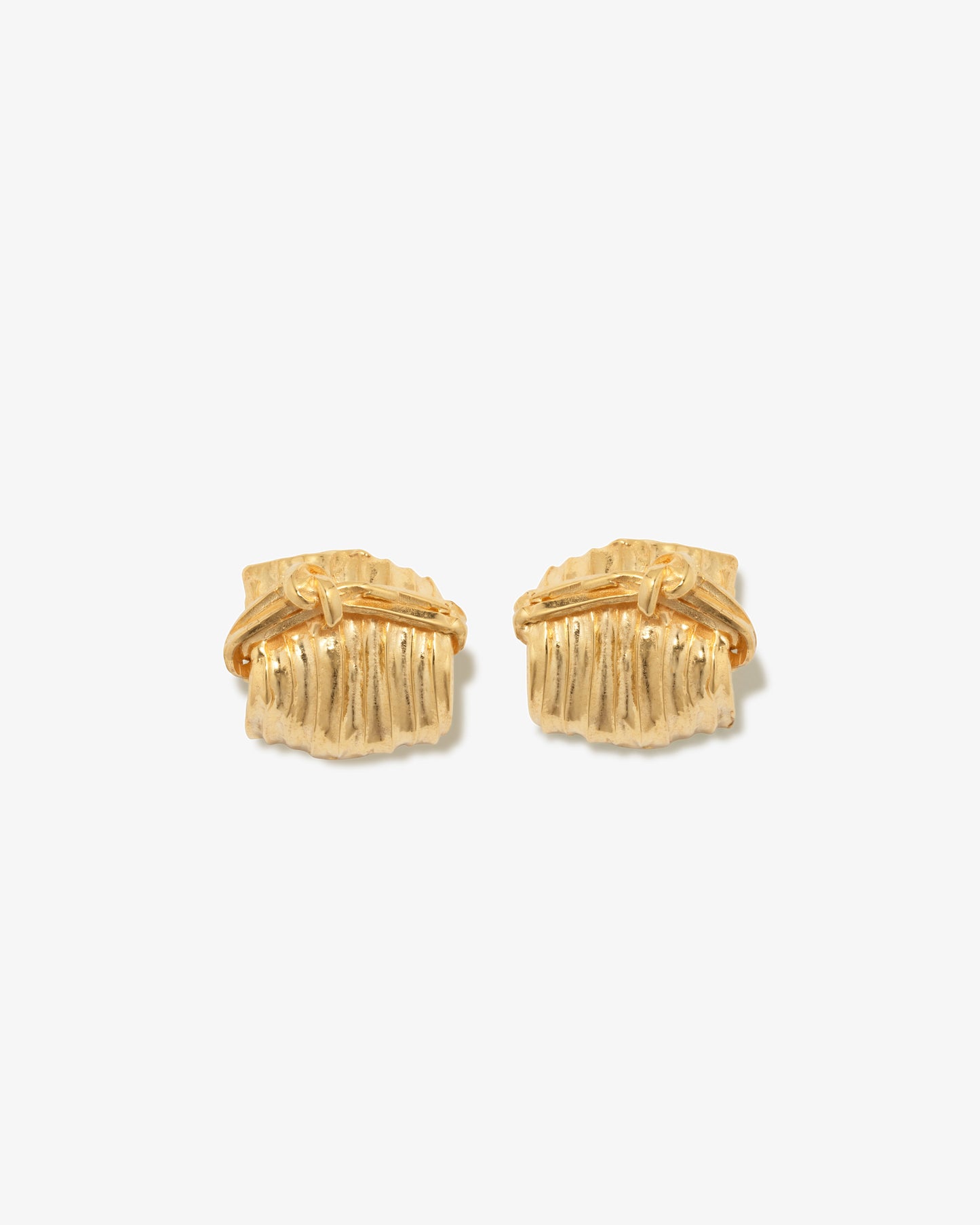 Completed Works – Knot Detail Textured Earrings