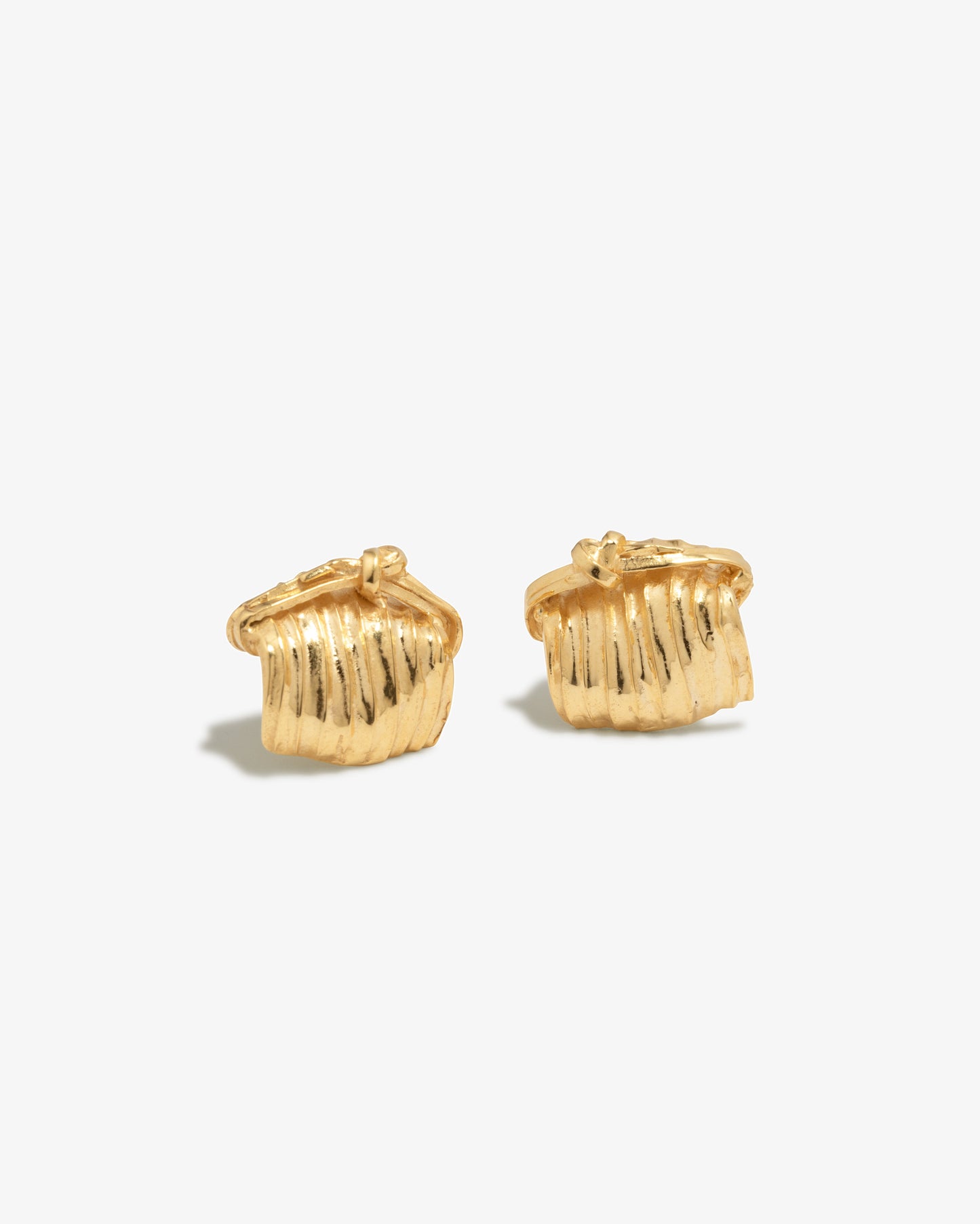 Completed Works – Knot Detail Textured Earrings