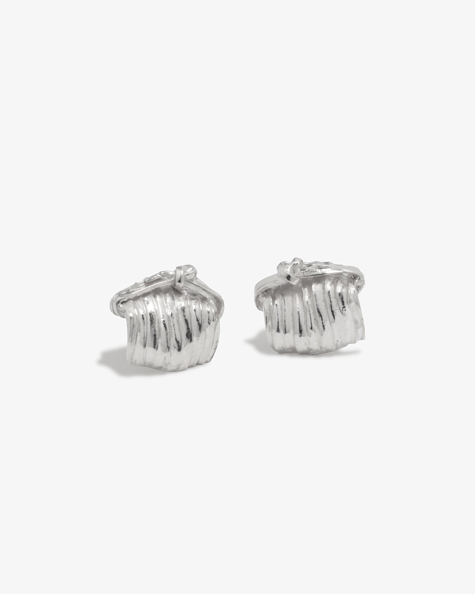 Completed Works – Knot Detail Textured Earrings