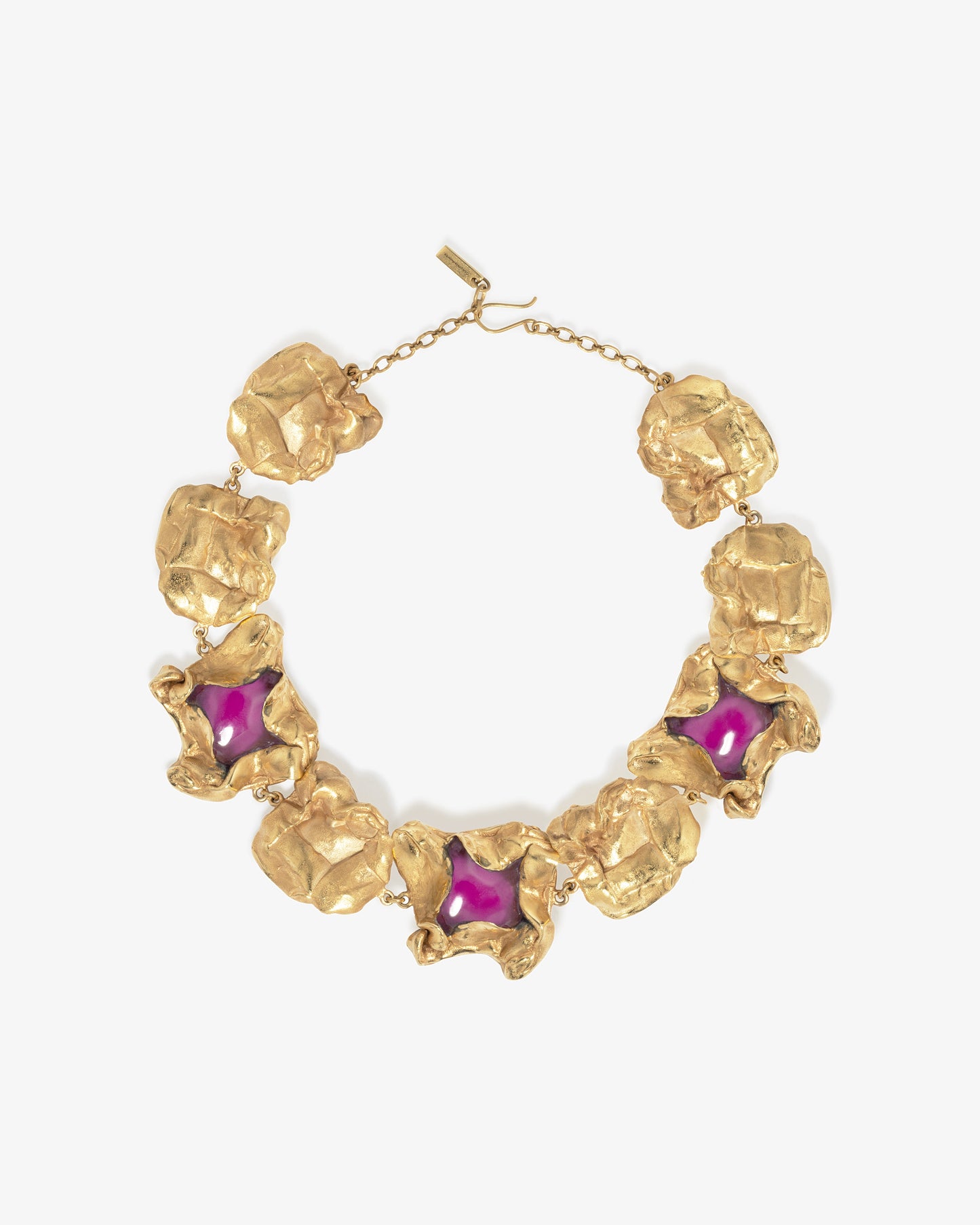 Completed Works – Fuchsia Resin Necklace