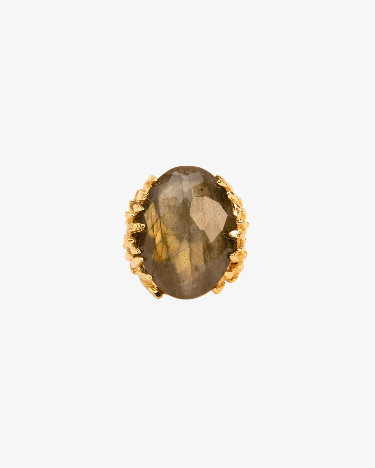 Wouters & Hendrix Feather Textured Labradorite Ring