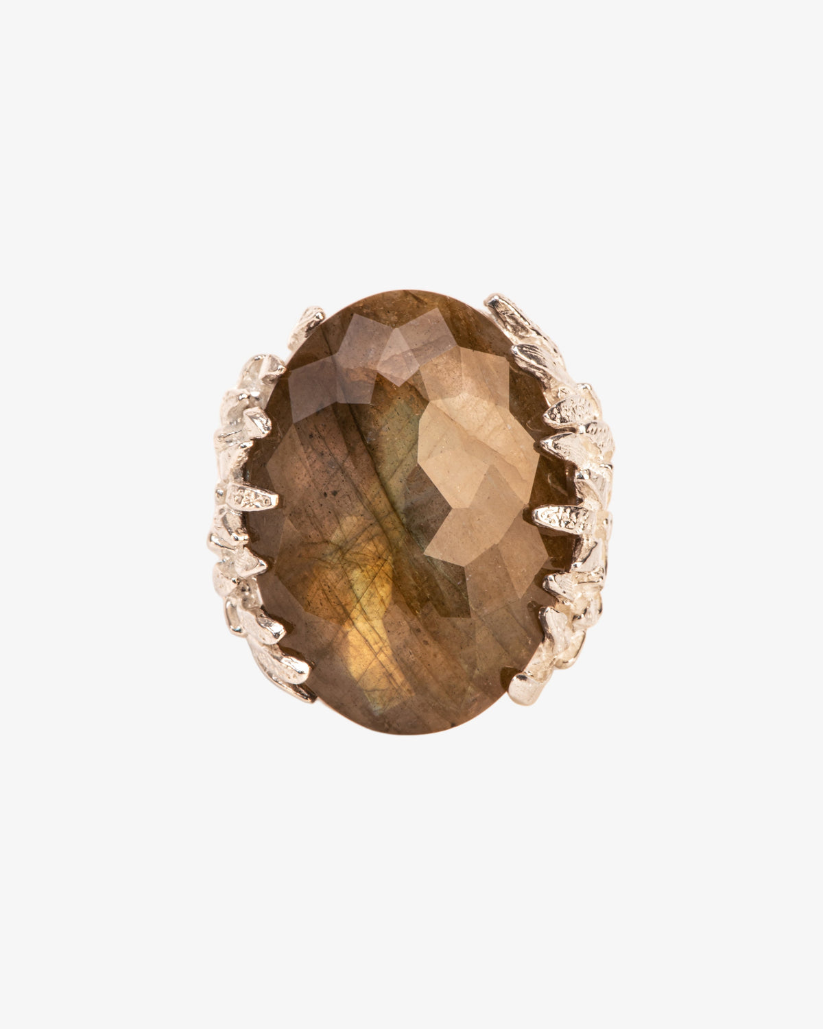 Wouters & Hendrix Feather Textured Labradorite Ring