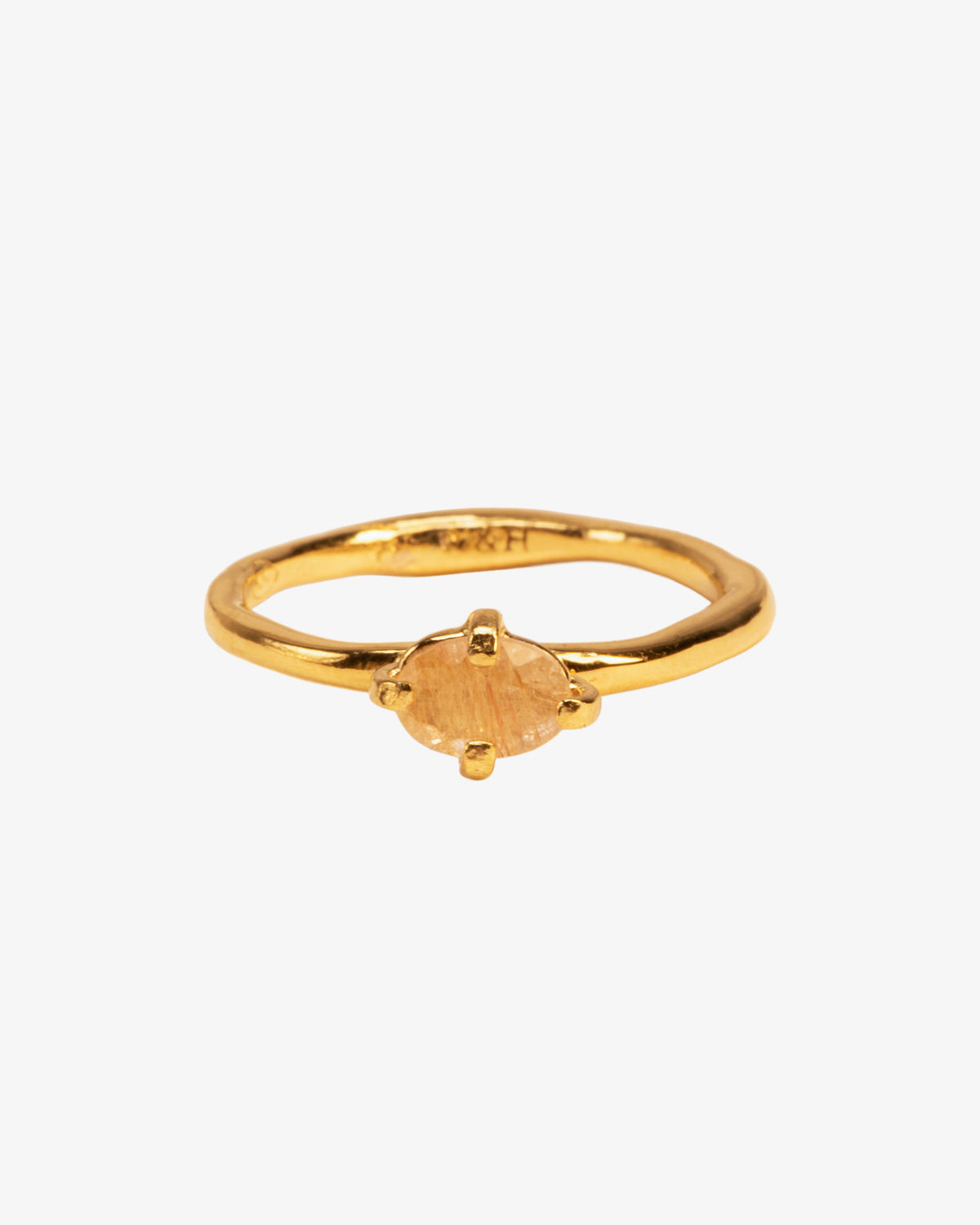 Wouters & Hendrix Organic Rutilated Quartz Ring