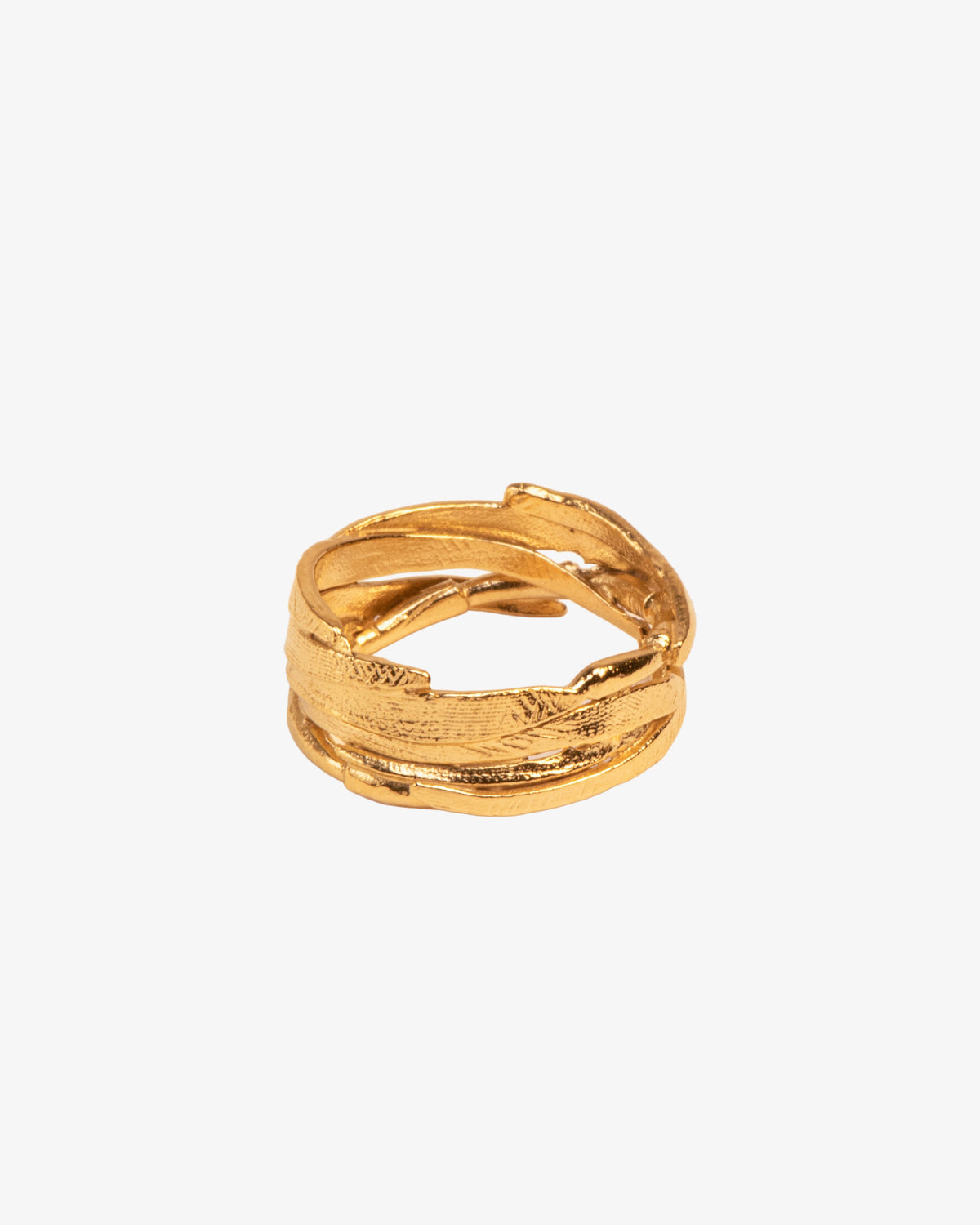 Wouters & Hendrix Leaf Ring, side view