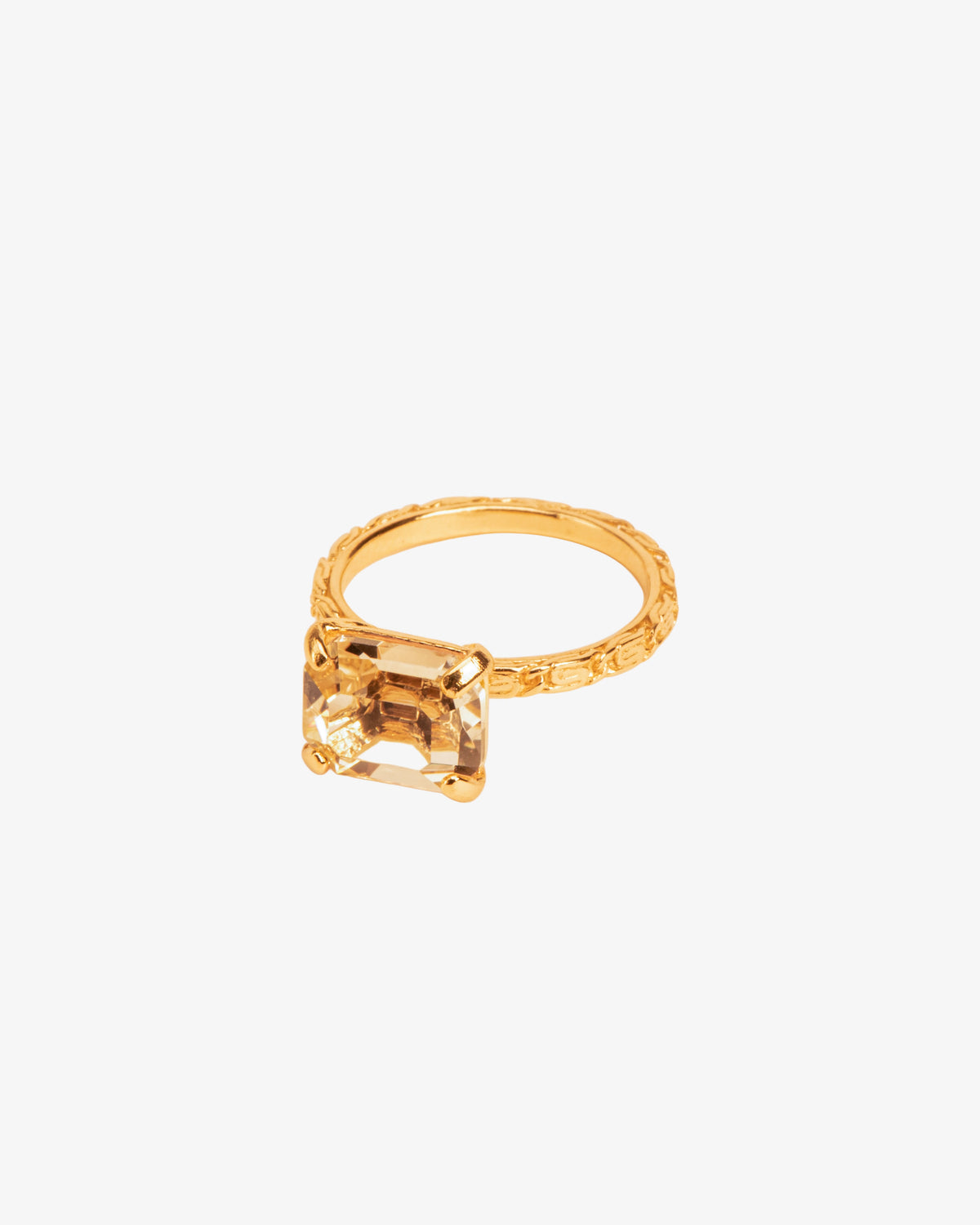 Wouters & Hendrix 'Chapters' Texture Citrine Crystal Ring