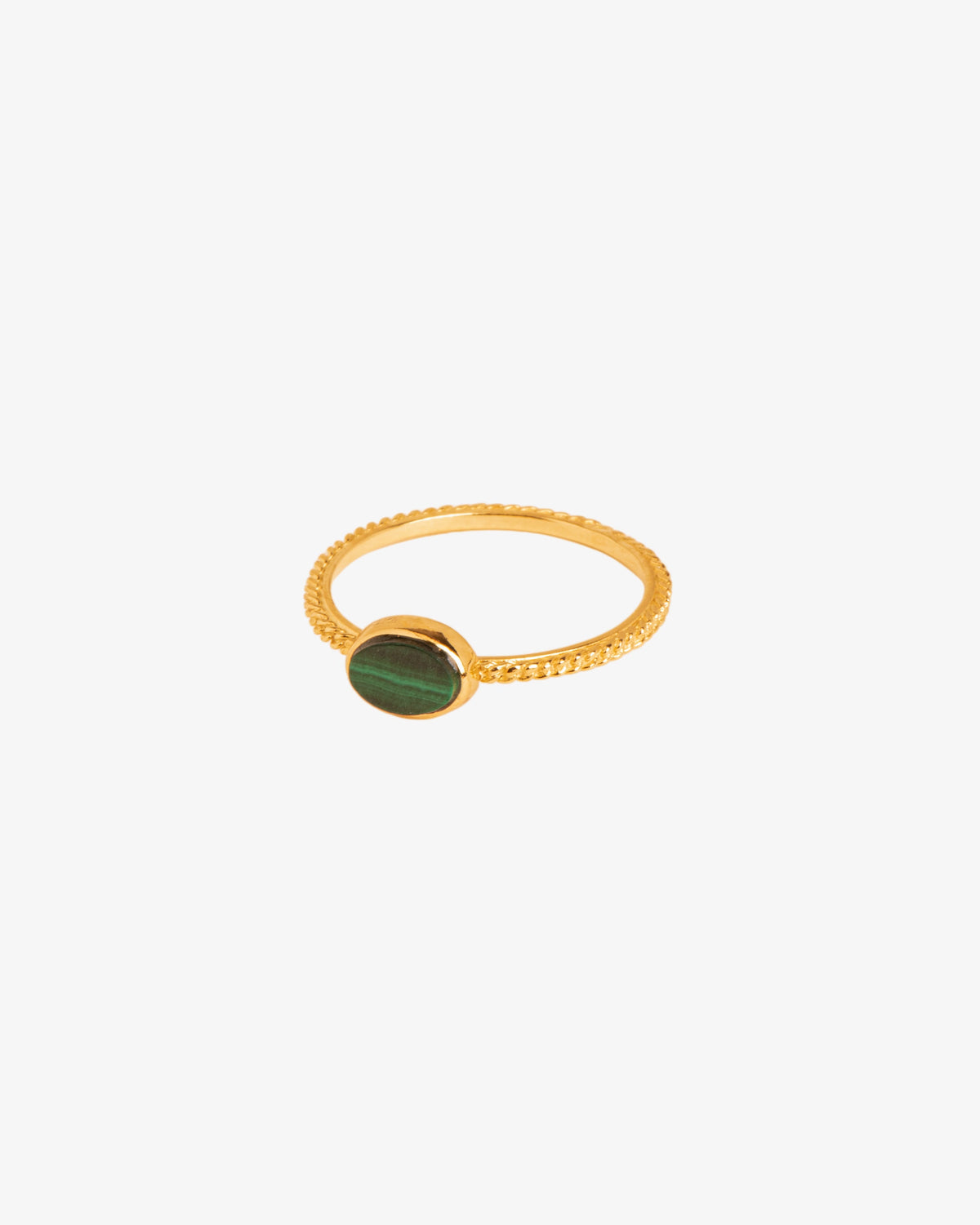 Wouters & Hendrix Malachite Ring, side view