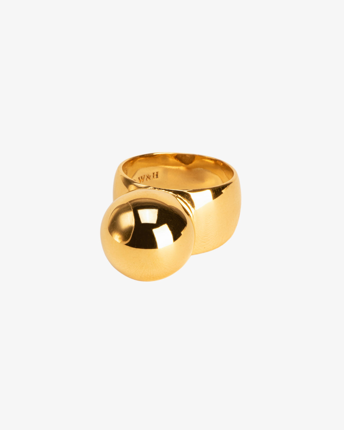 Wouters & Hendrix Ball Ring, side view