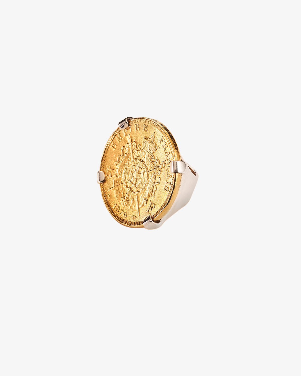 Wouters & Hendrix Large Coin Ring, side view