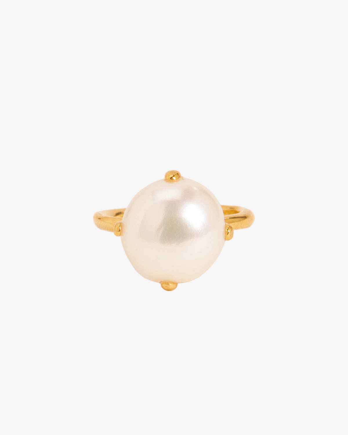 Organic Large Freshwater Pearl Ring