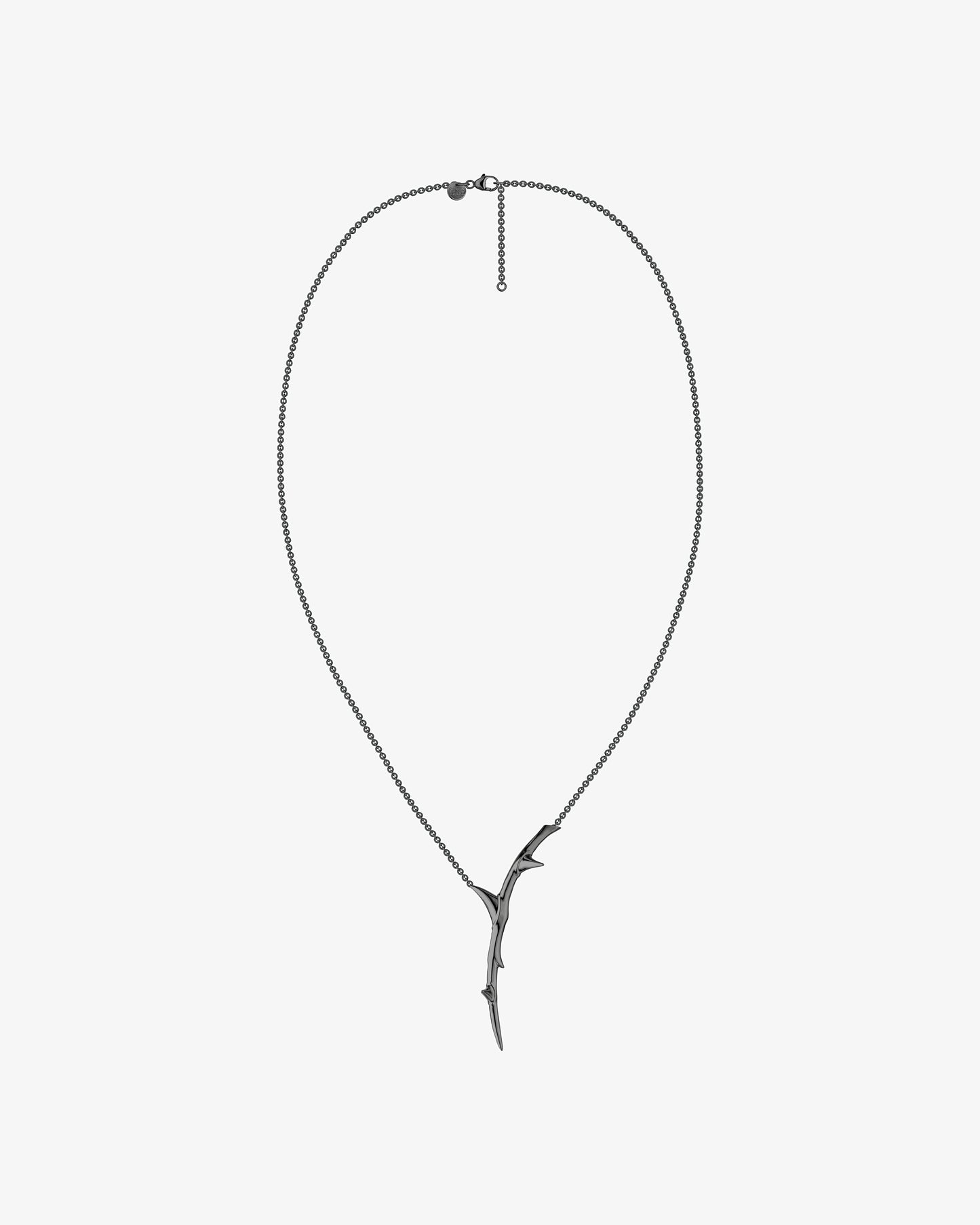 Rose Thorn Single Drop Pendant