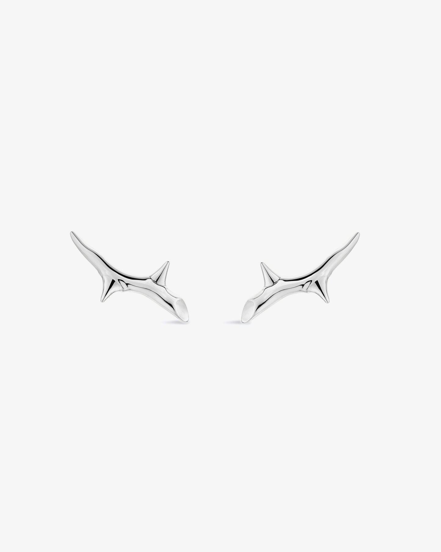 Shaun Leane Rose Thorn Climber Earrings
