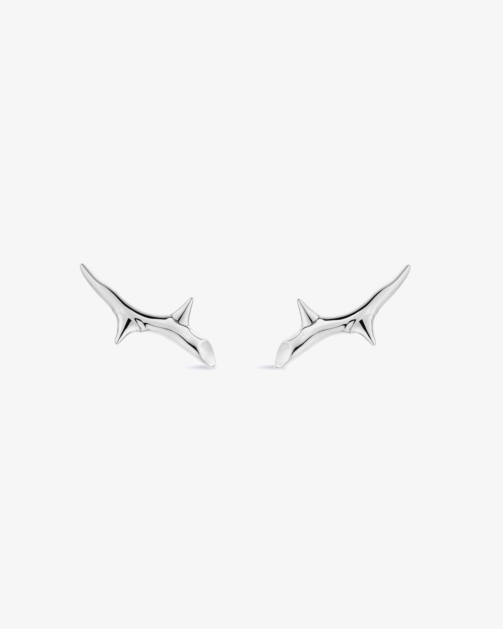 Shaun Leane Rose Thorn Climber Earrings