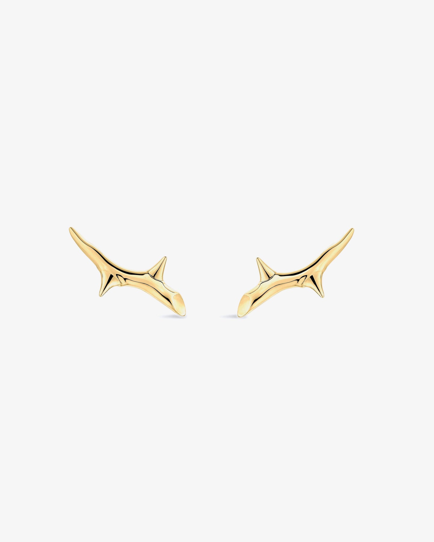 Shaun Leane Rose Thorn Climber Earrings