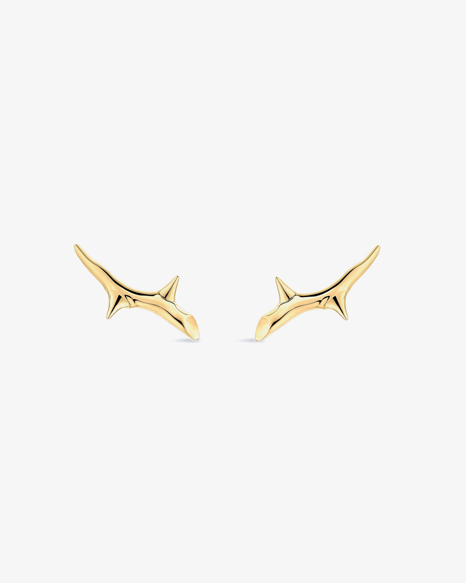 Shaun Leane Rose Thorn Climber Earrings