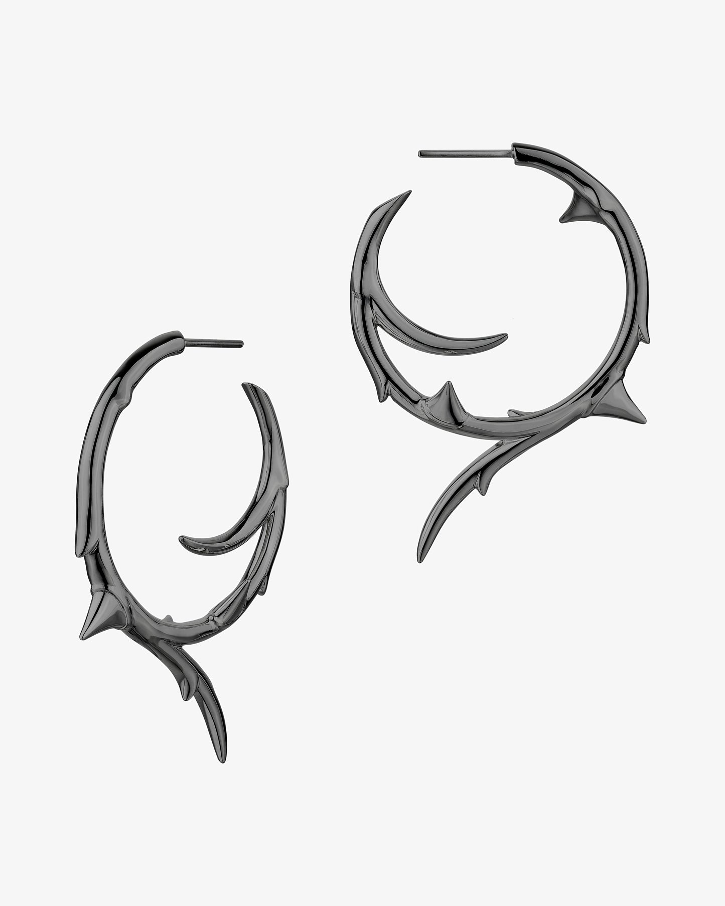Rose Thorn Large Hoop Earrings