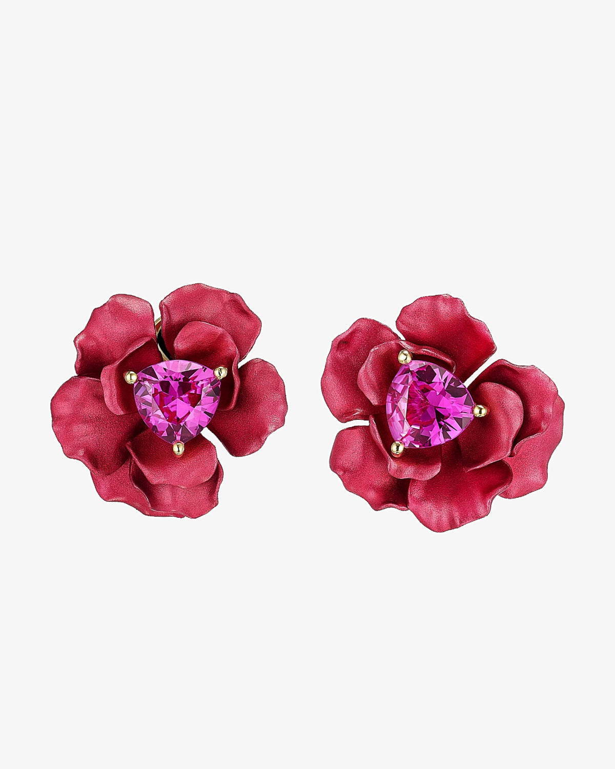 Anabela Chan Ruby Rose Studs