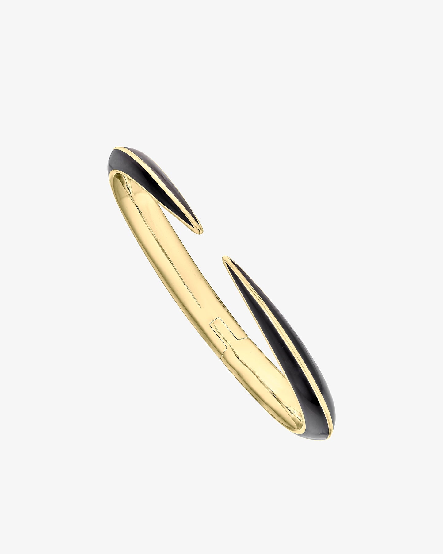 Shaun Leane Sabre Deco Cuff Jet Ceramic Bangle
