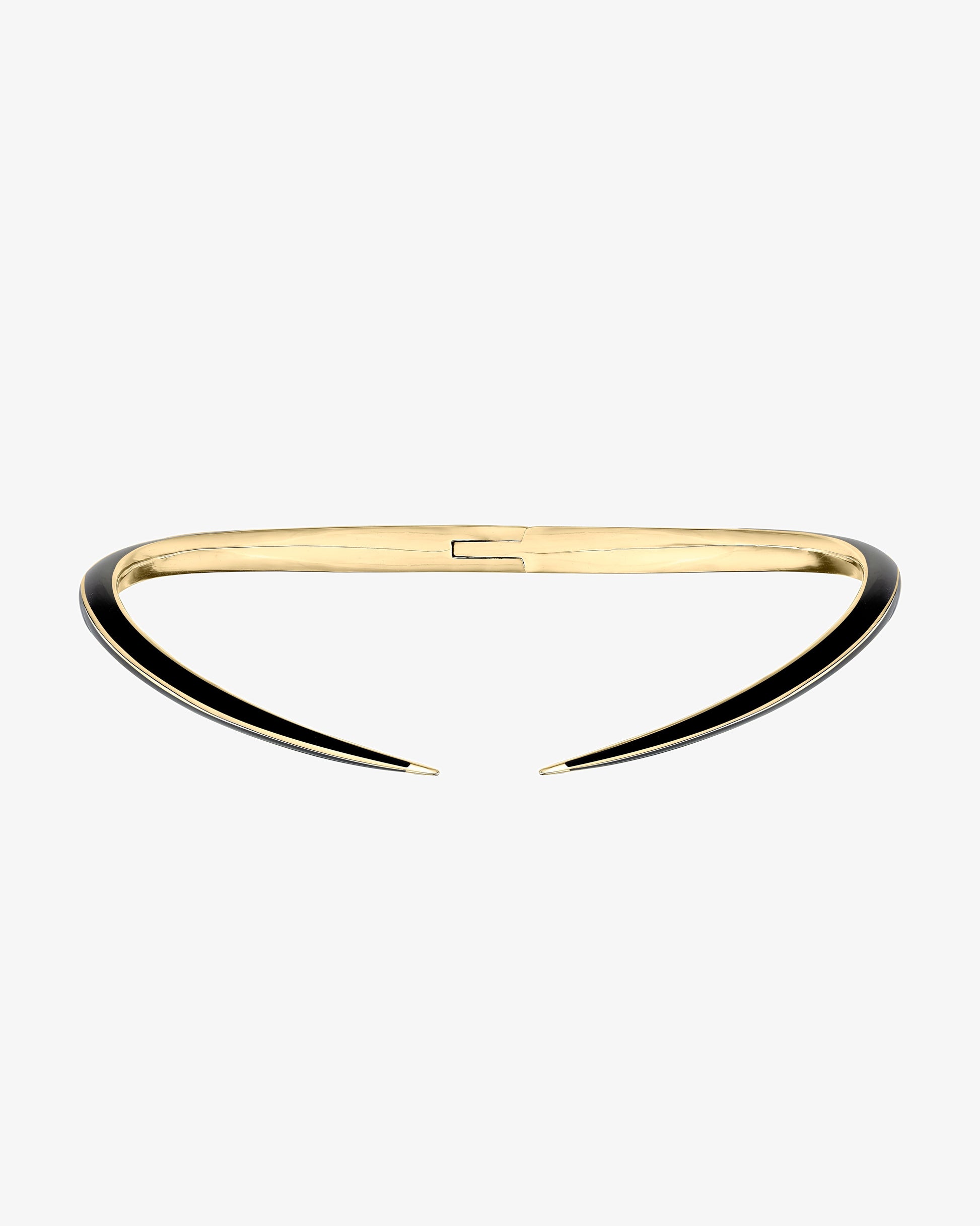 Shaun Leane Sabre Deco Jet Ceramic Torque Necklace