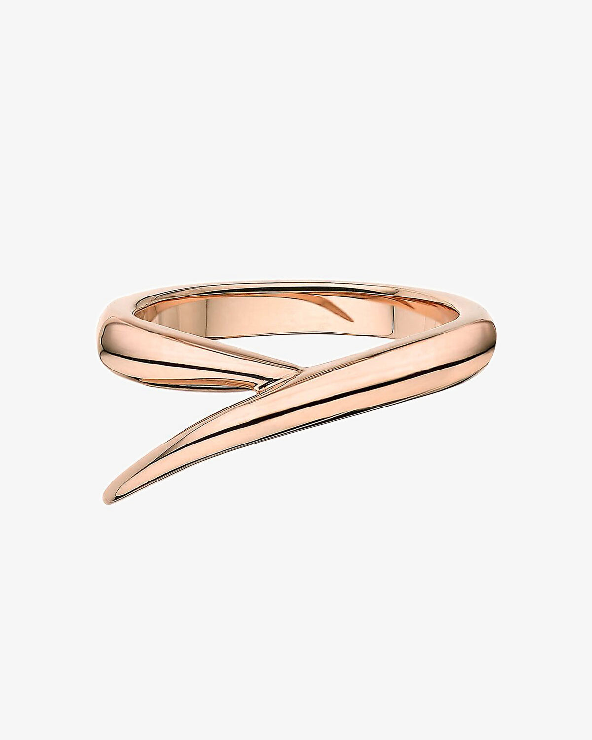 18K Rose Gold Interlocking Ring