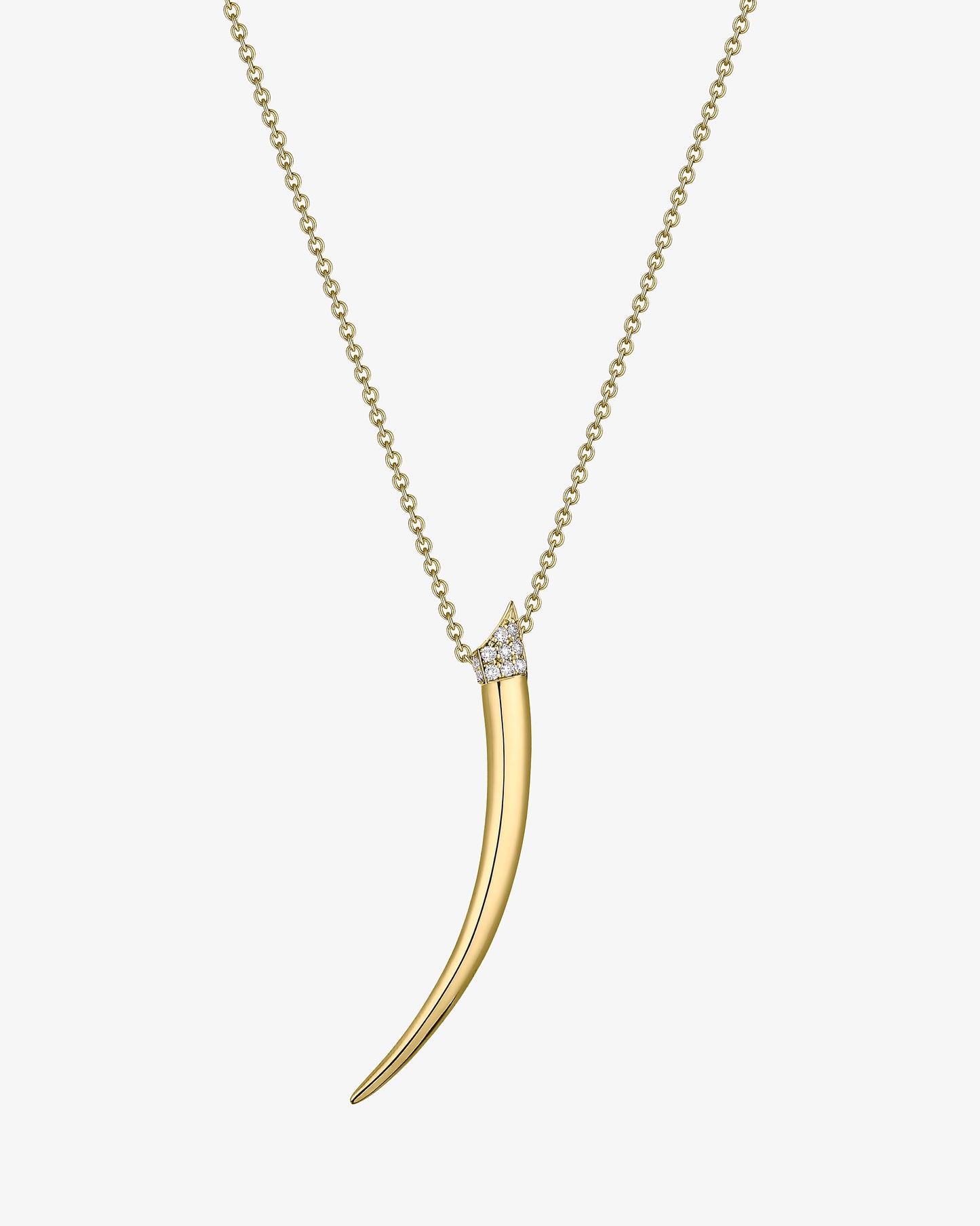 Sabre Diamond Pave Pendant
