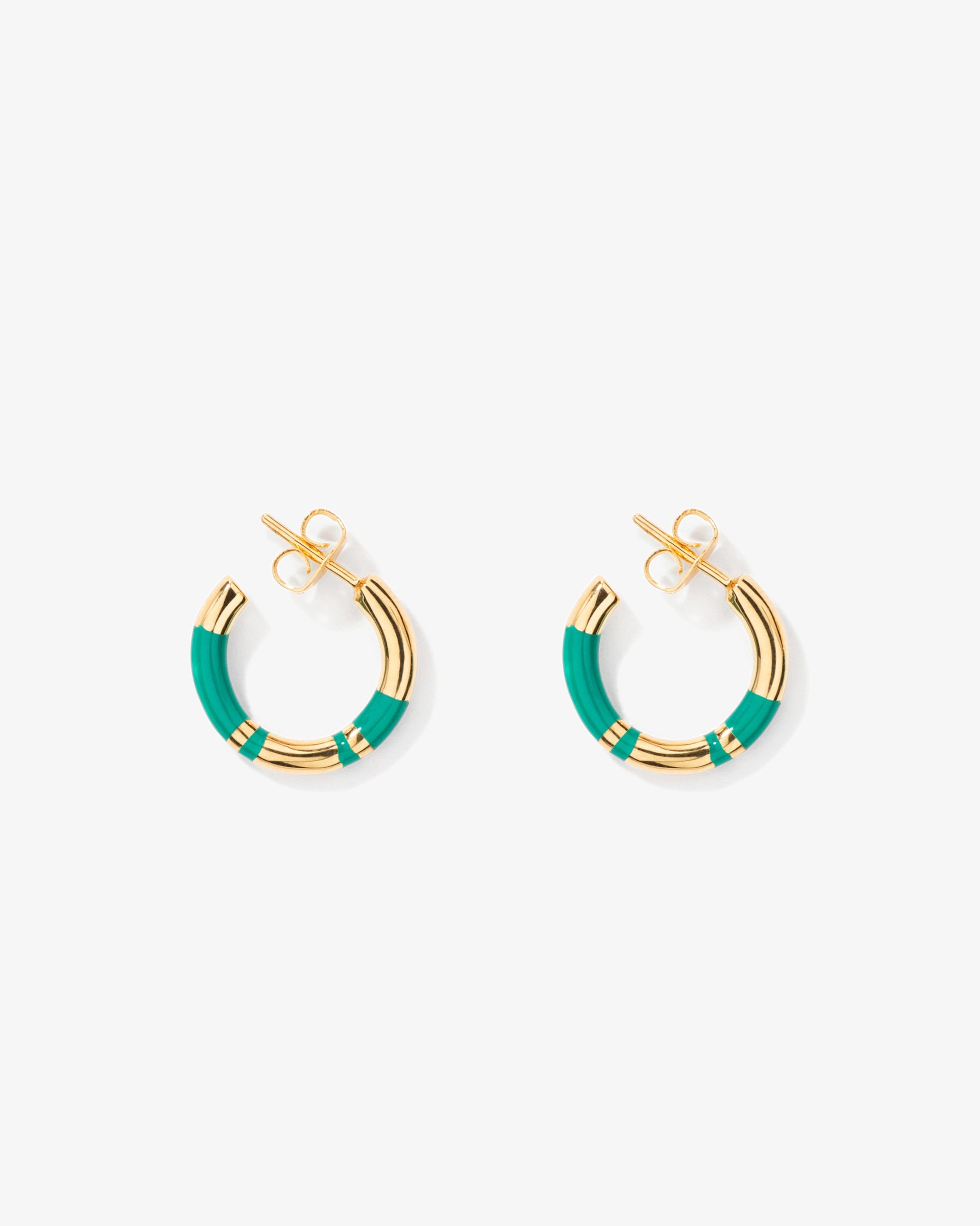 Aurelie Bidermann Emerald Positano Earrings