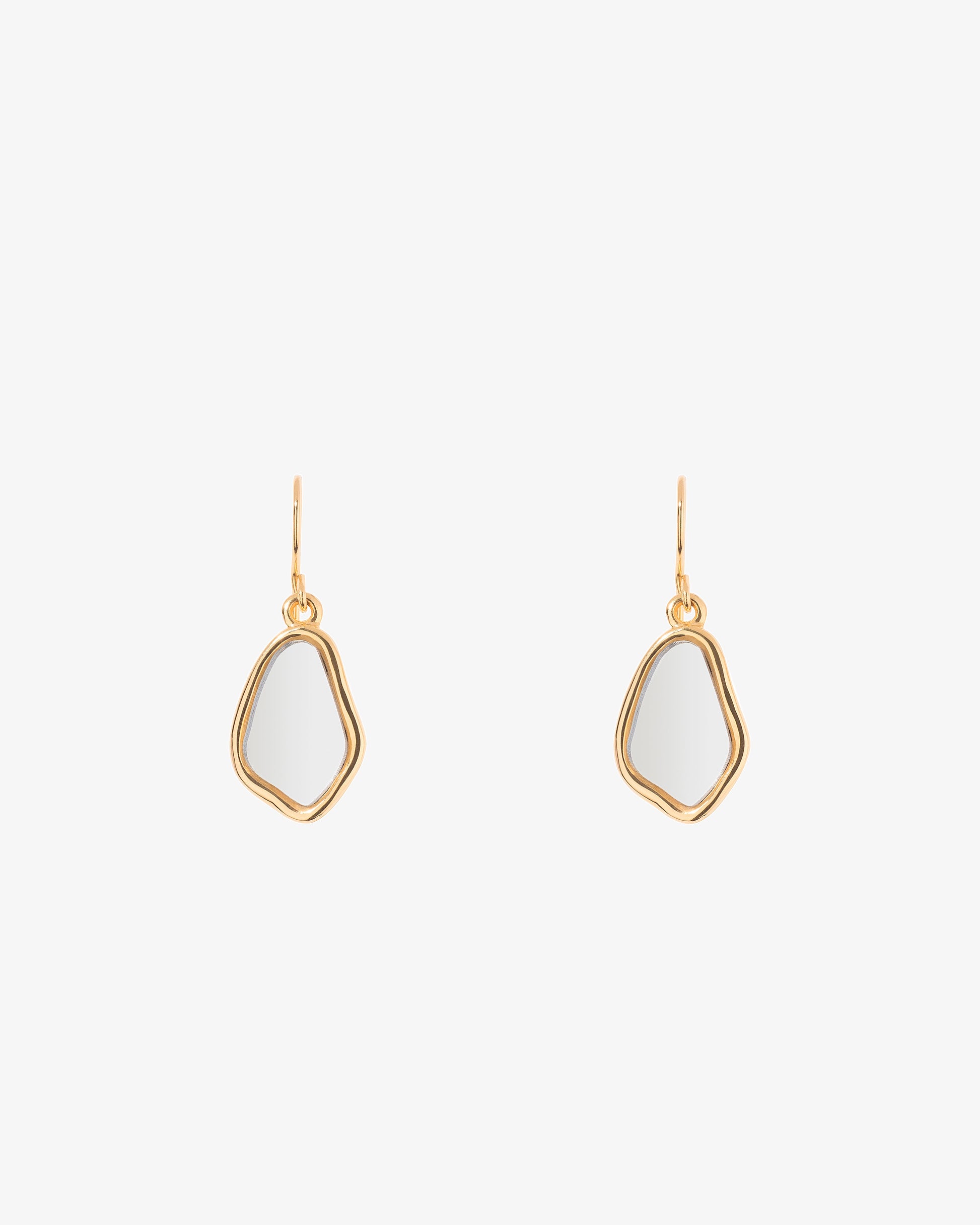 Aurelie Bidermann Ciottolo Mirror Earrings