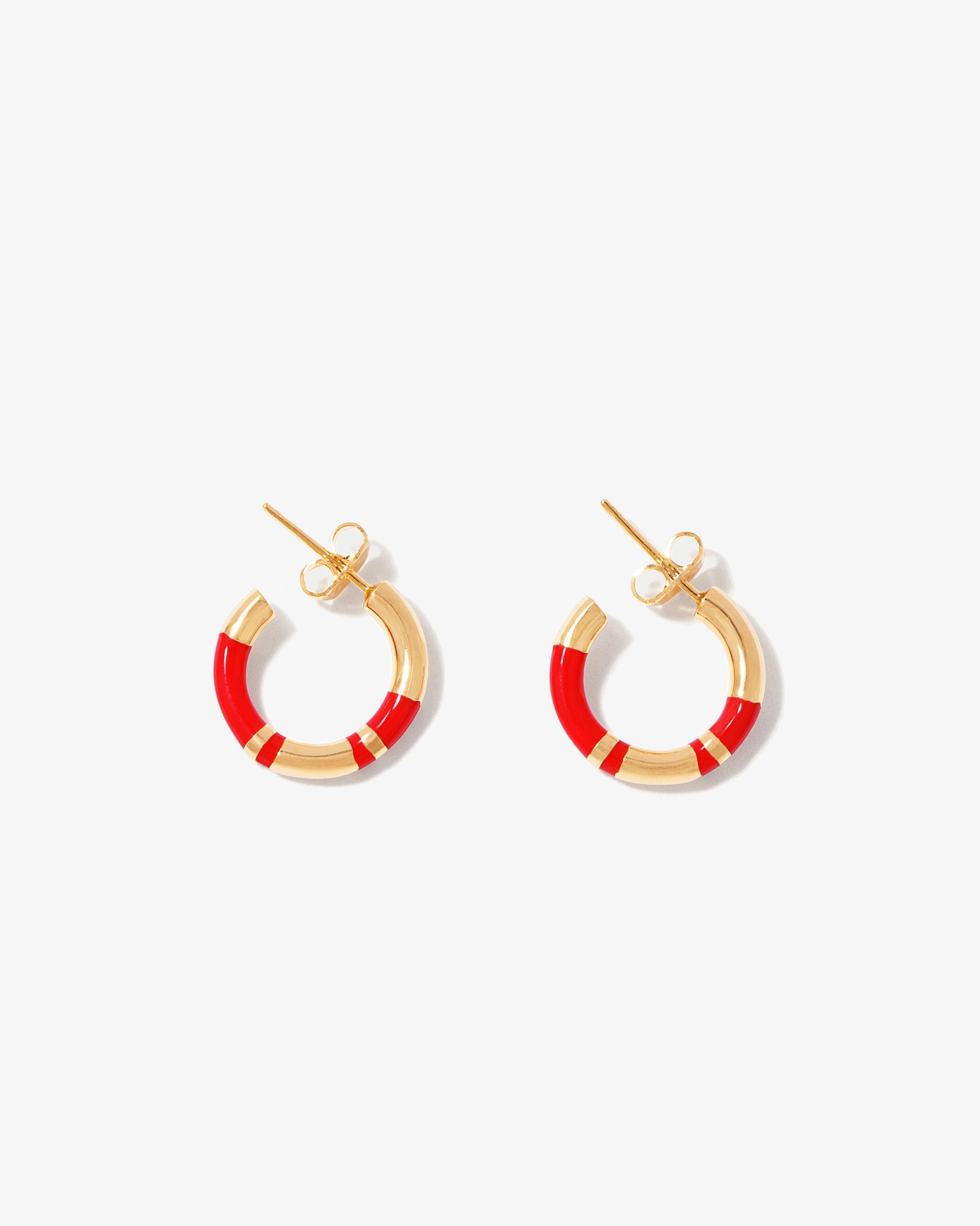 Aurelie Bidermann Vermillion Positano Earrings