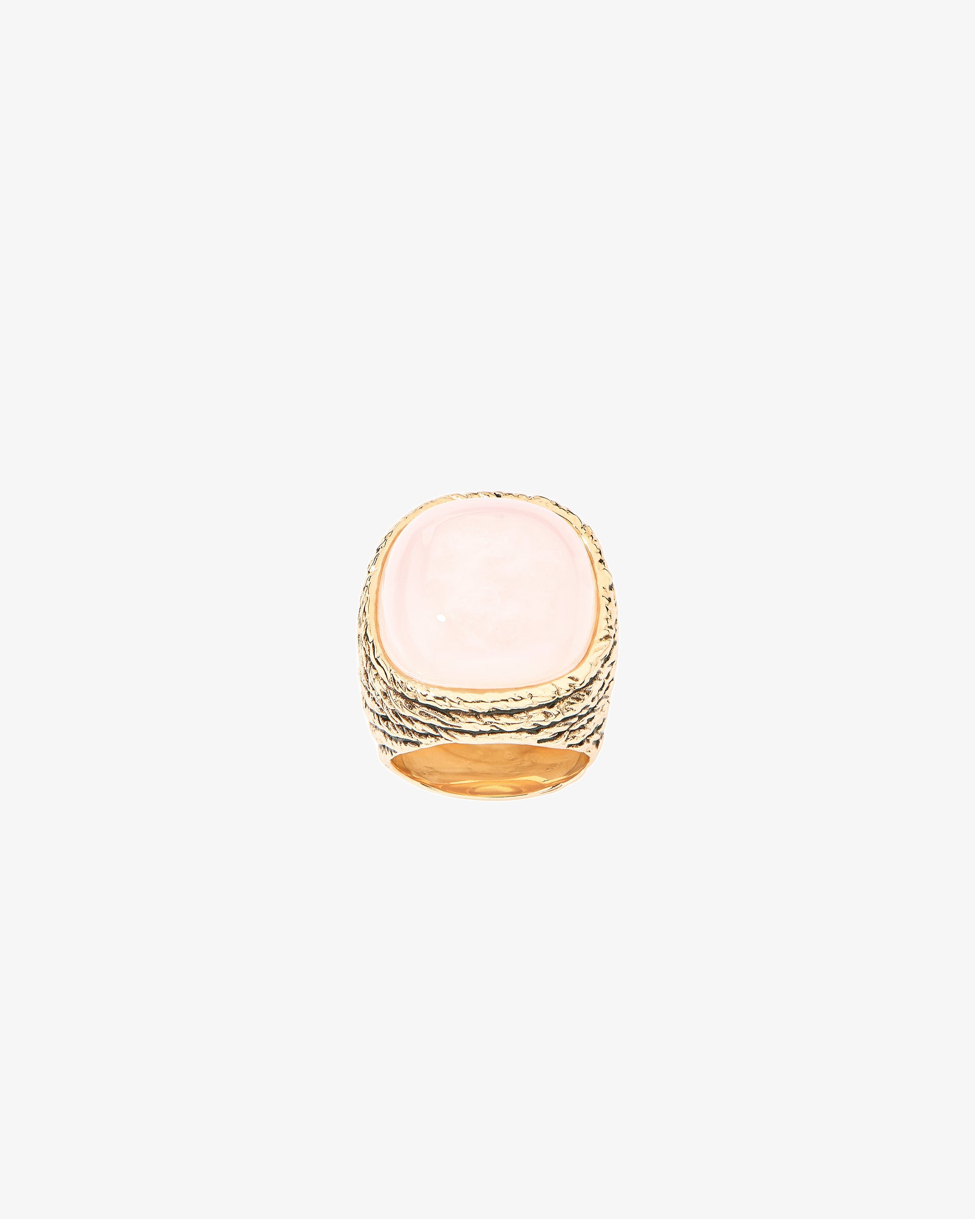 Aurelie Bidermann Pink Quartz Miki Ring