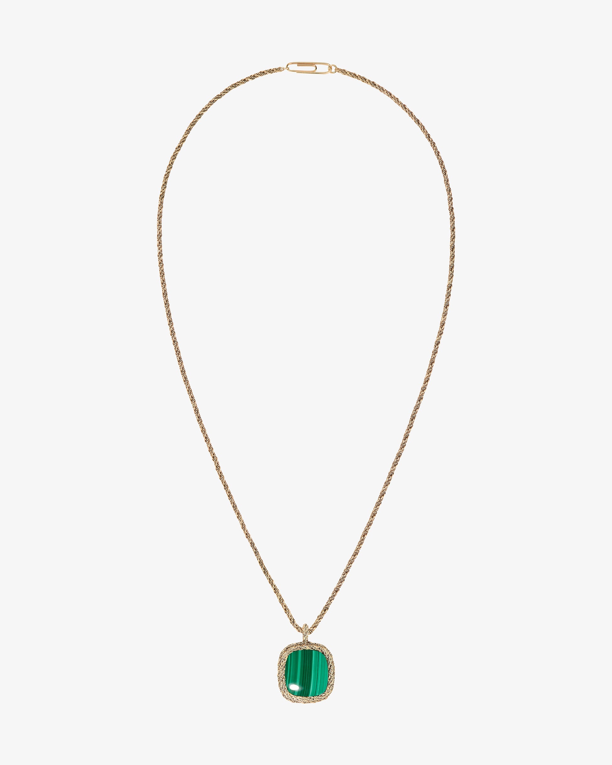 Aurelie Bidermann Malachite Miki Necklace
