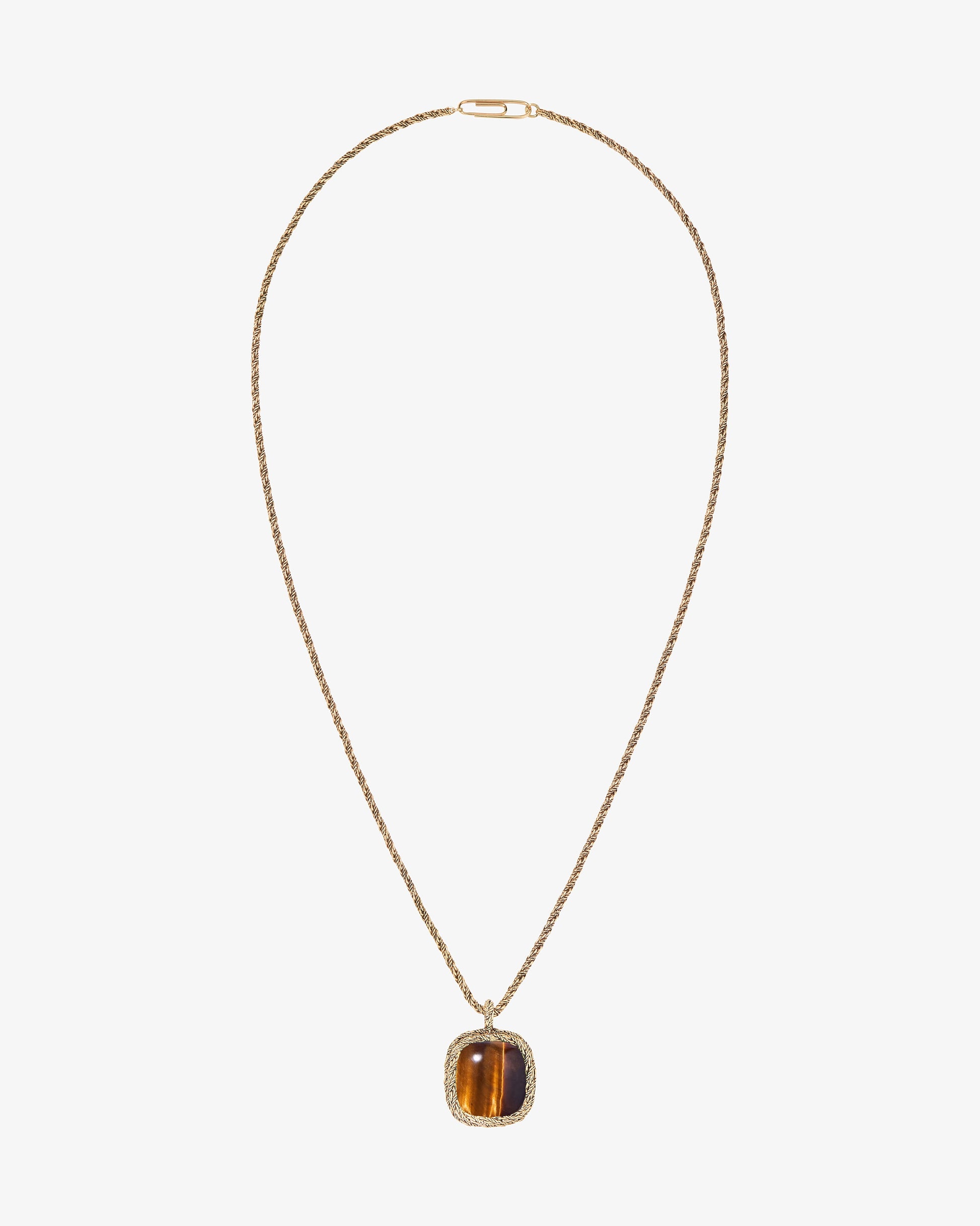 Aurelie Bidermann Tiger Eye Miki Necklace