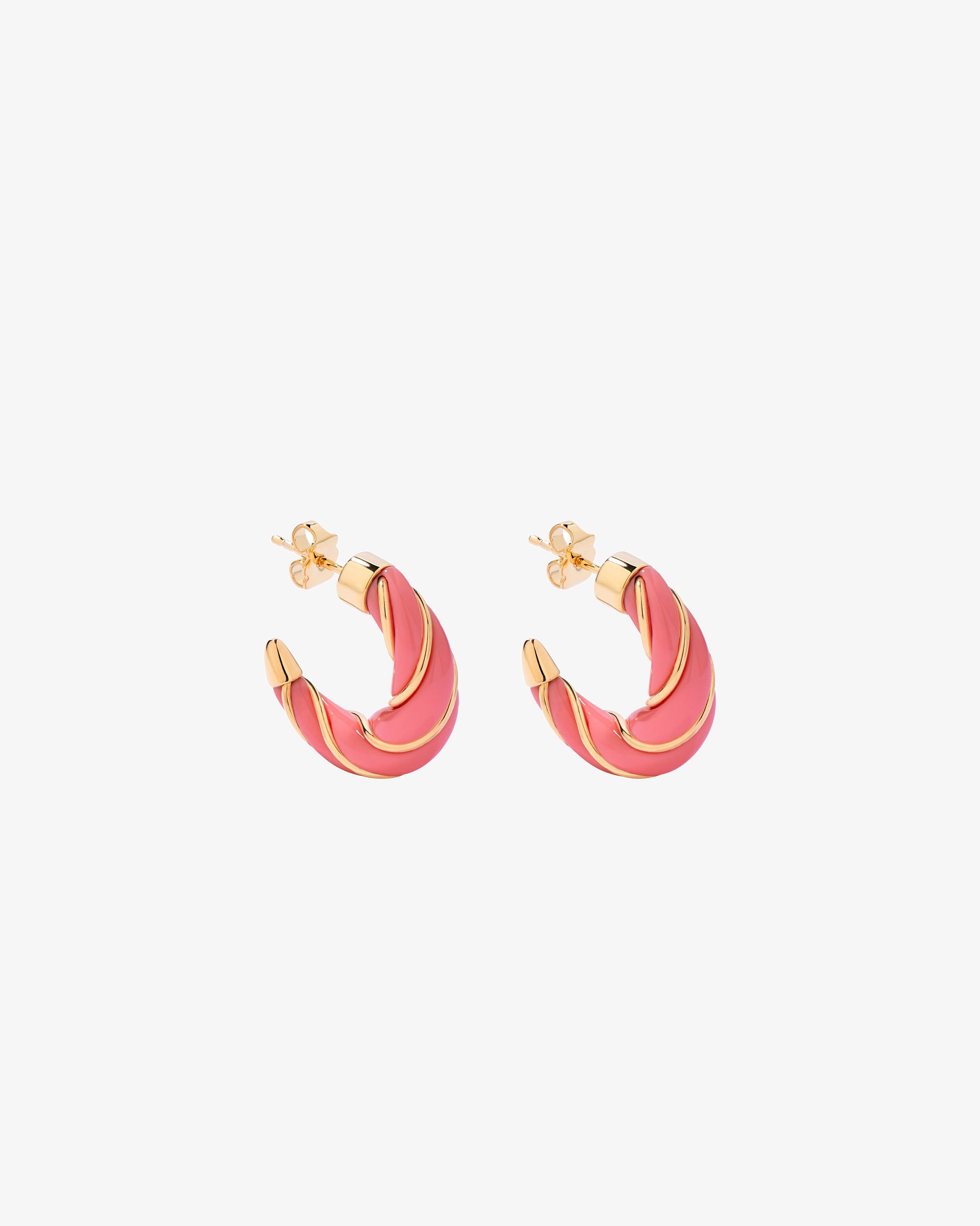 Aurelie Bidermann Pink Diana Earrings