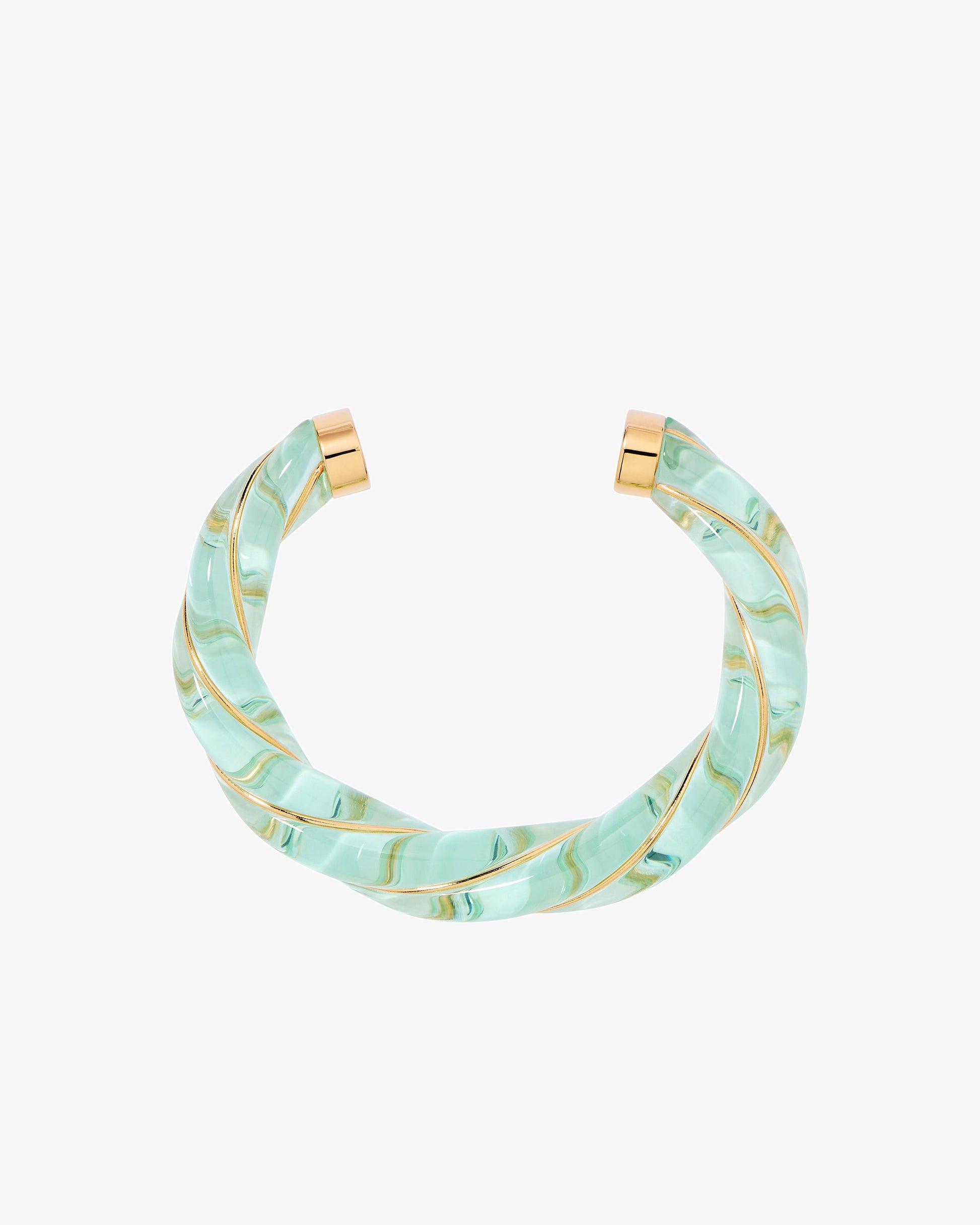 Aurelie Bidermann Translucent Green Diana Bracelet
