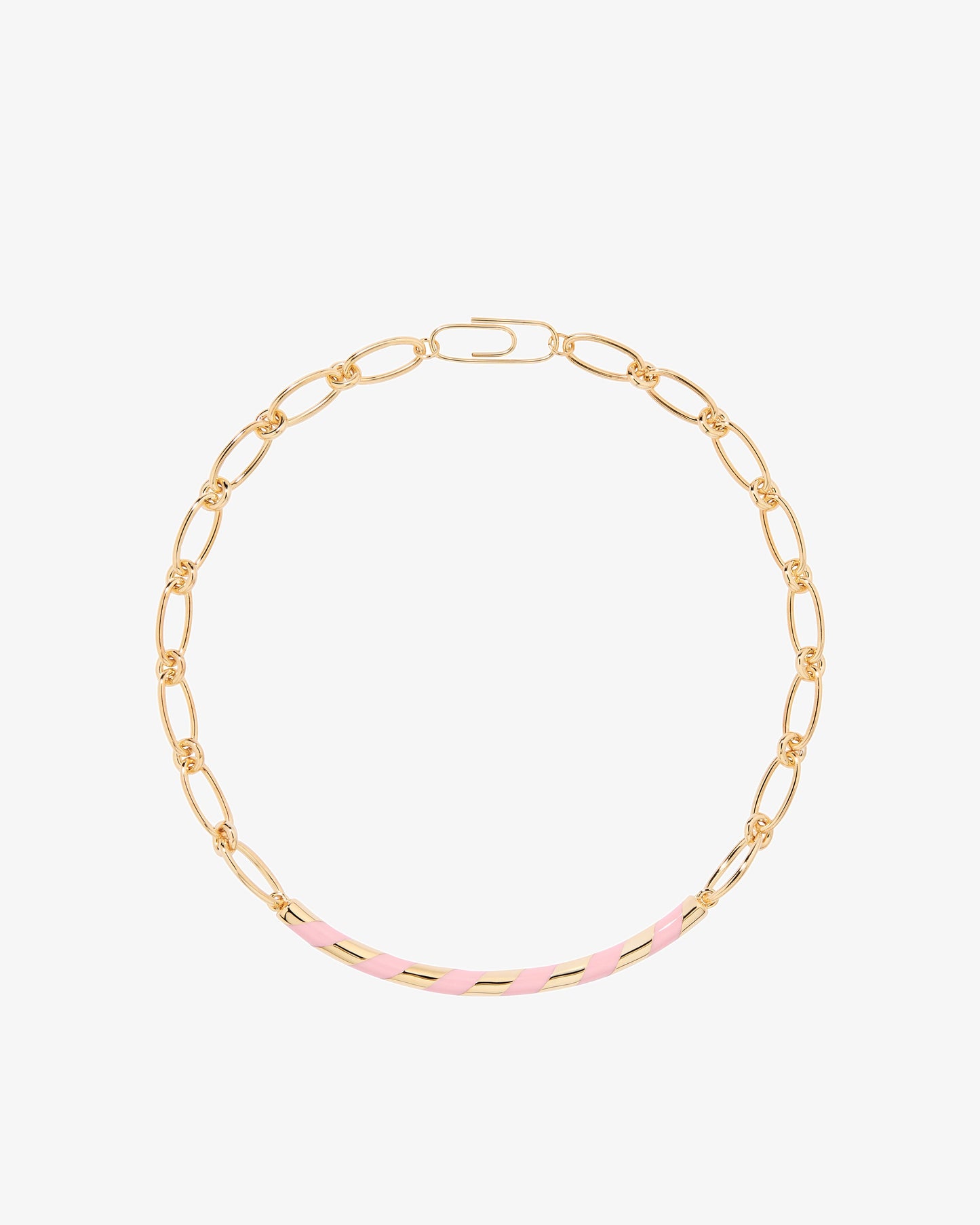 Aurelie Bidermann Baby Pink Positano Necklace