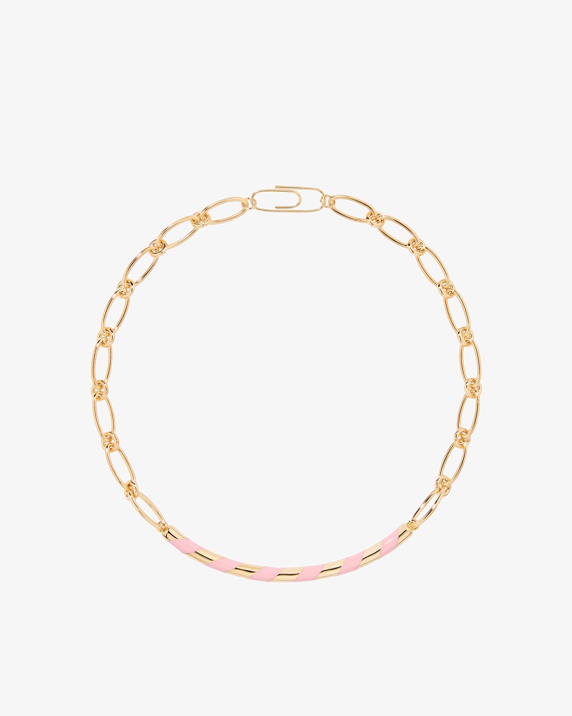 Aurelie Bidermann Baby Pink Positano Necklace