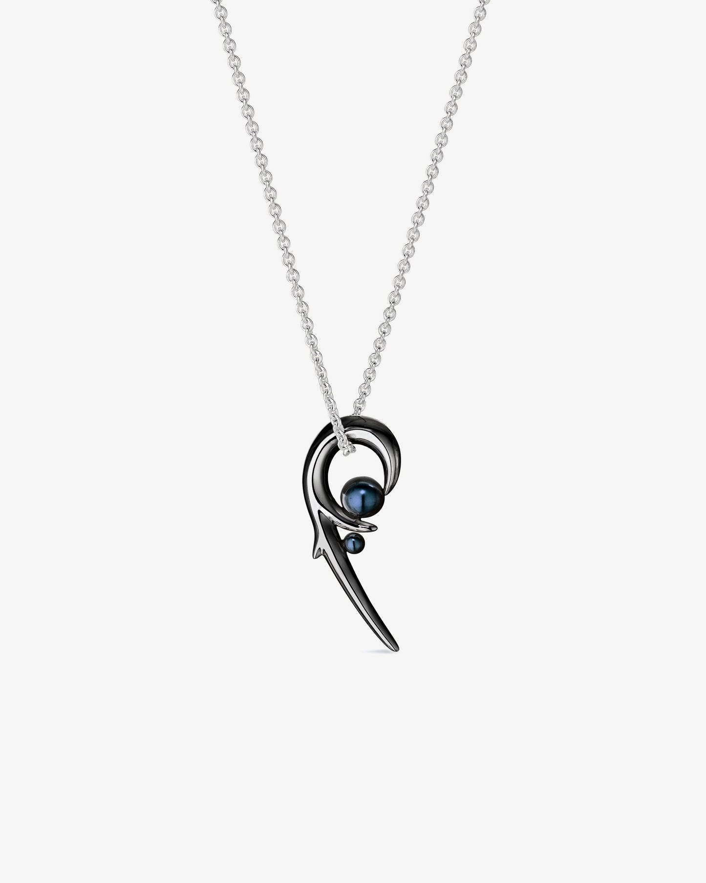 Shaun Leane Hooked Black Pearl Pendant