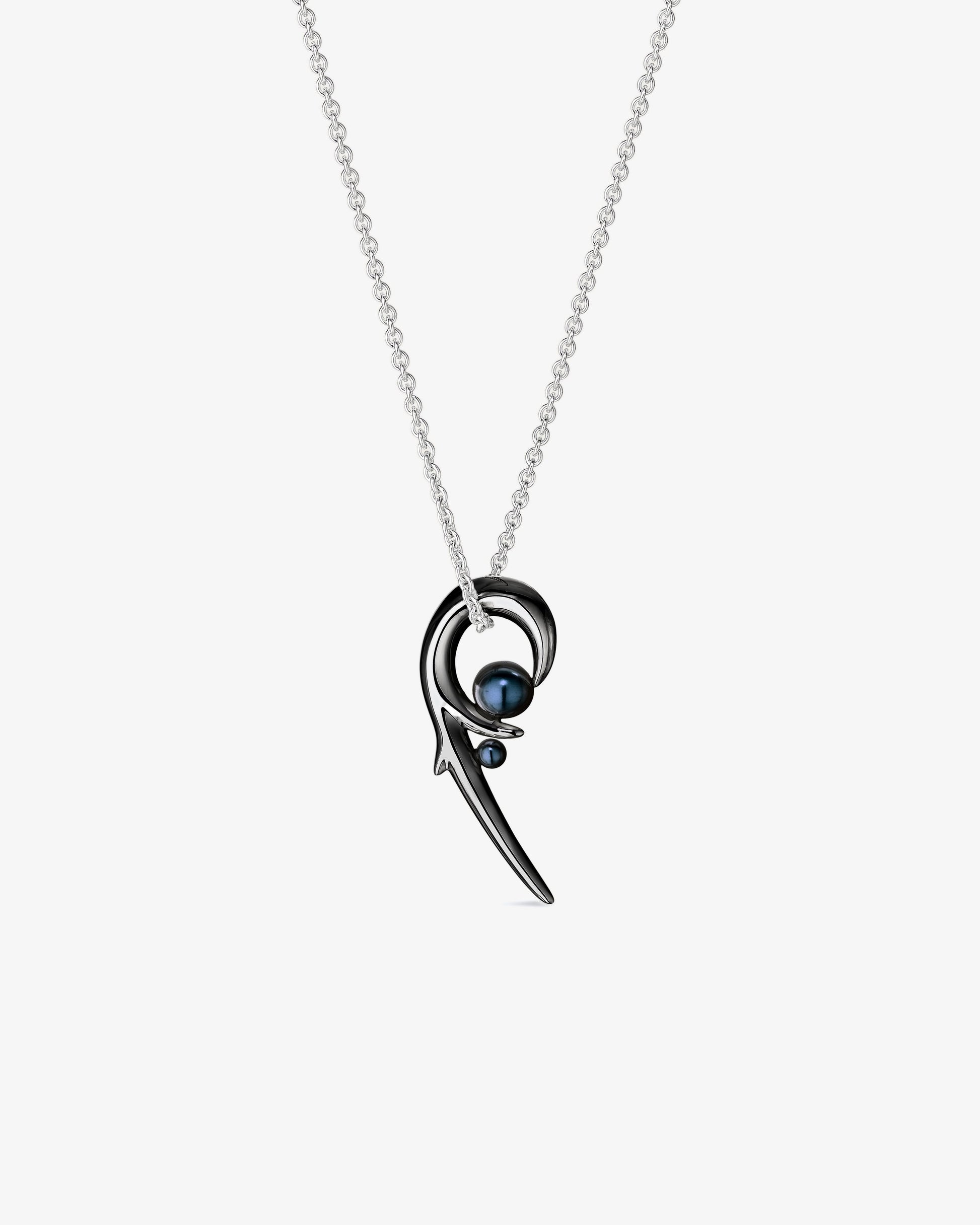 Shaun Leane Hooked Black Pearl Pendant