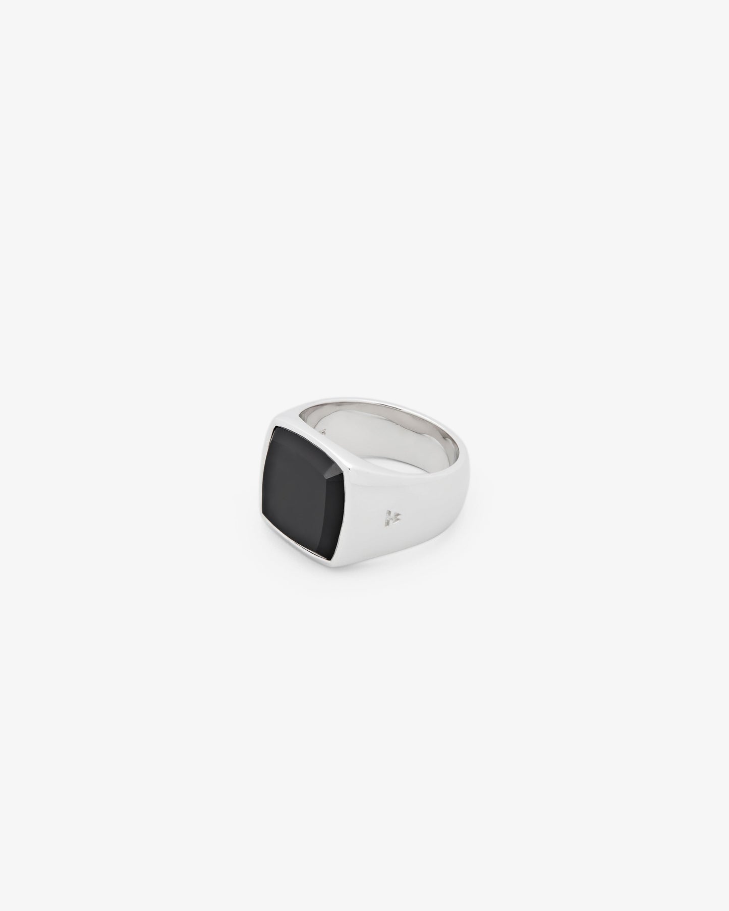 Tom Wood Cushion Black Ring Onyx