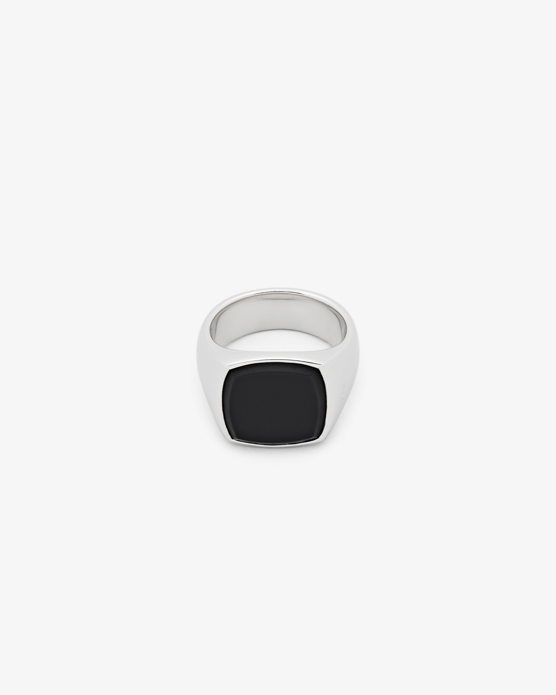 Tom Wood Cushion Black Ring Onyx