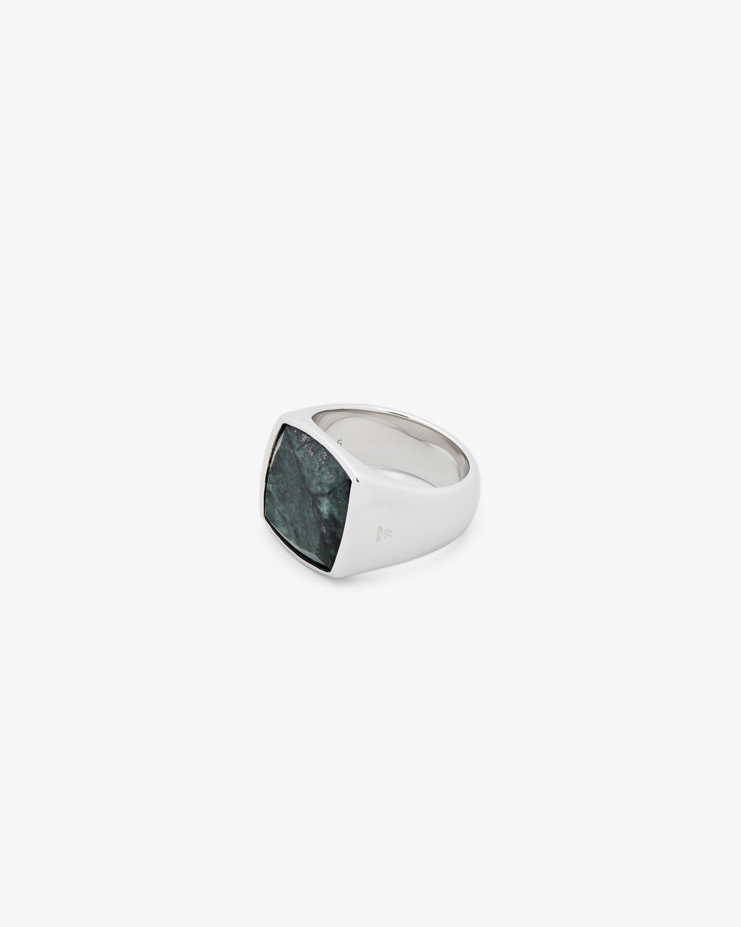 Tom Wood Cushion Green Marble Ring