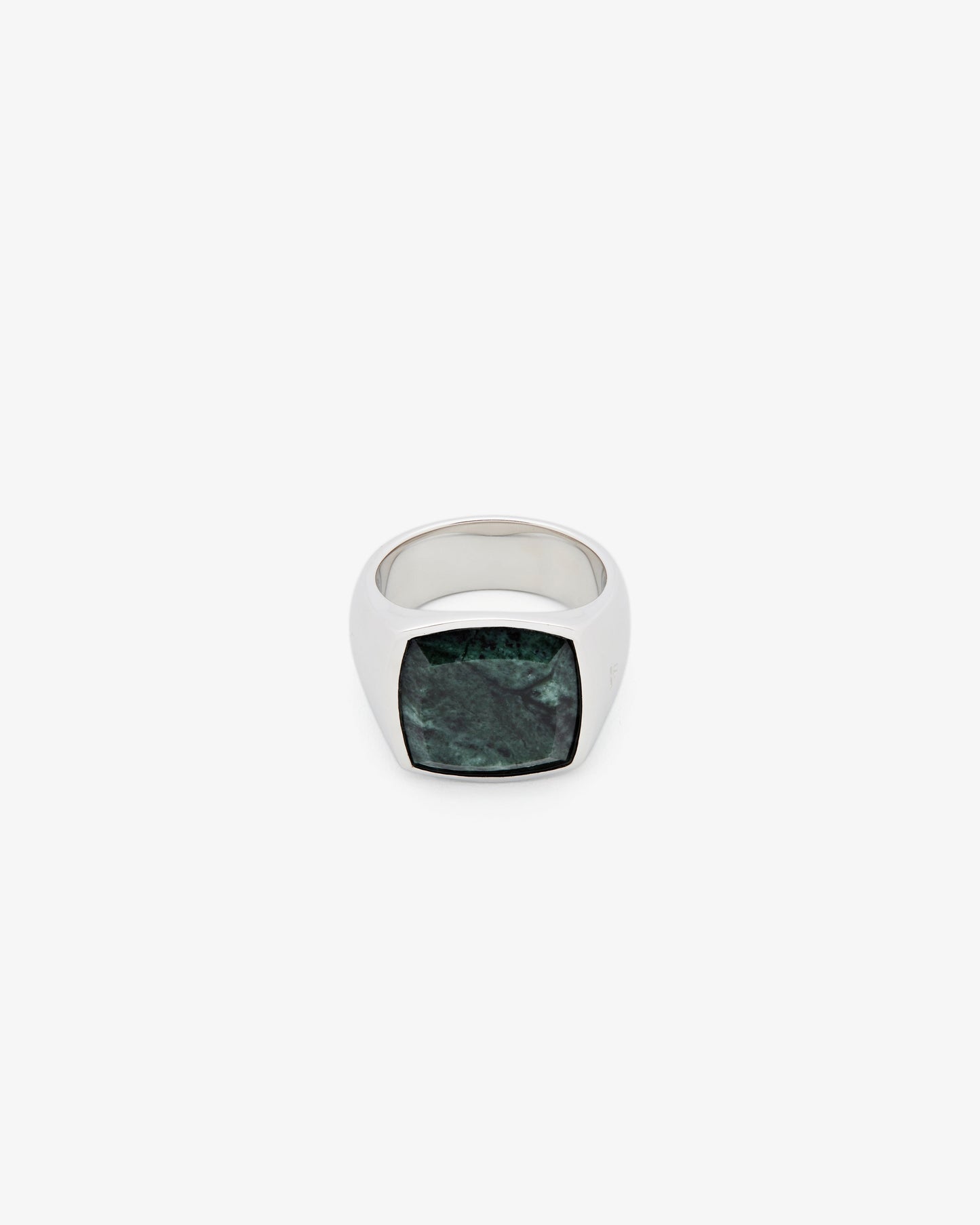 Tom Wood Cushion Green Marble Ring