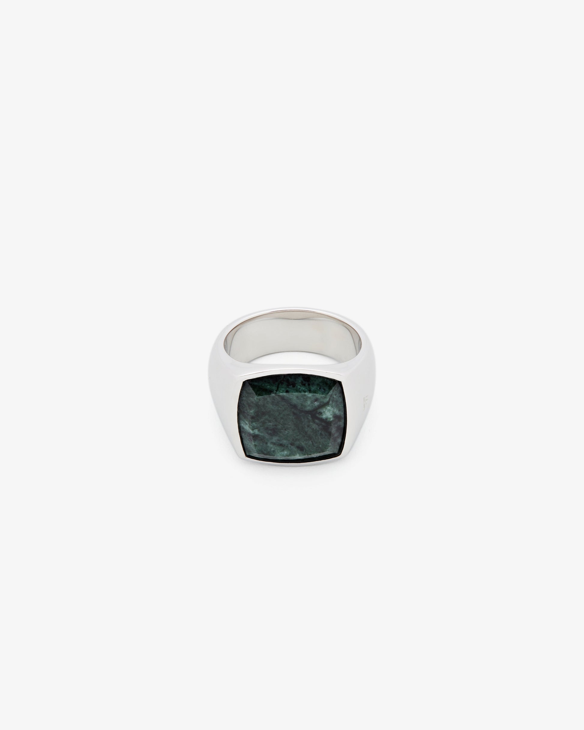 Tom Wood Cushion Green Marble Ring