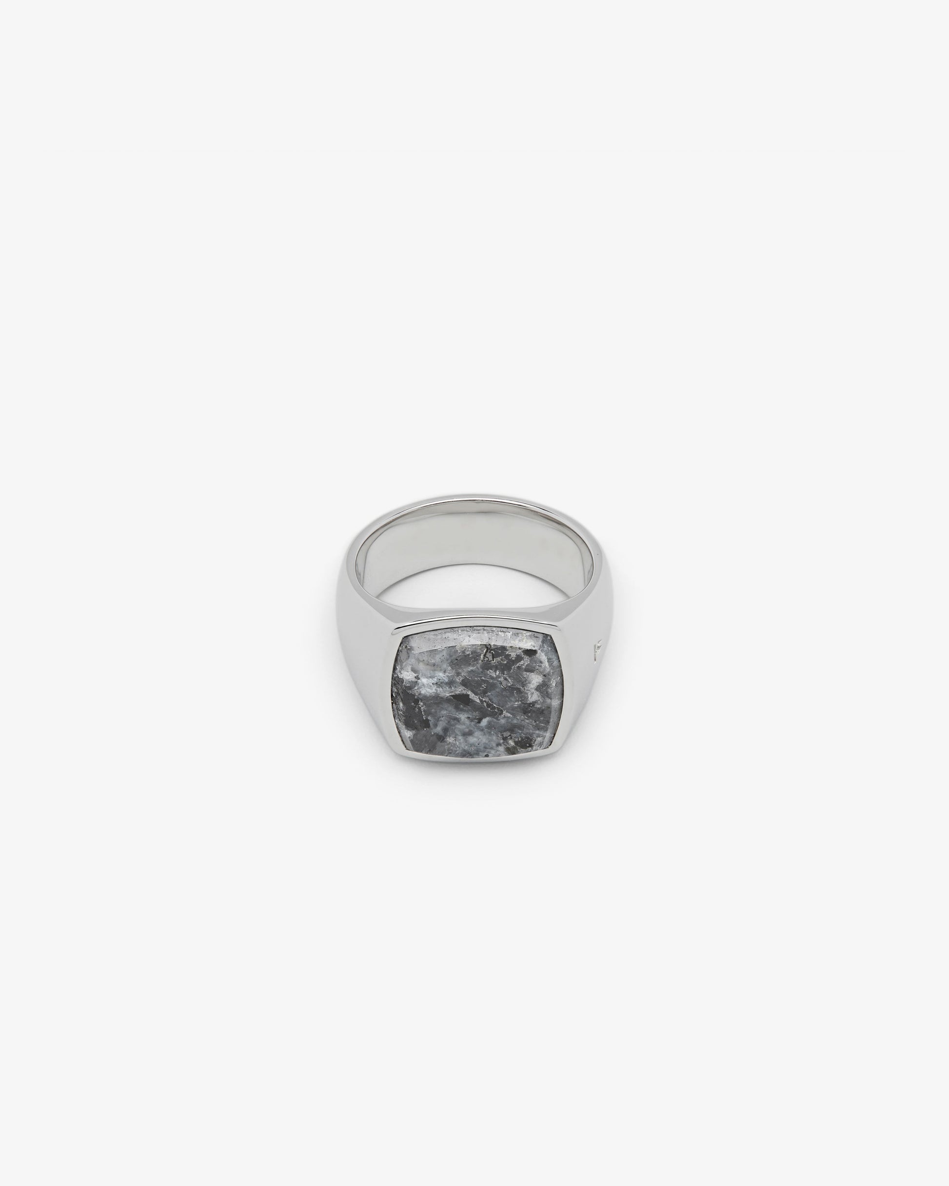 Tom Wood Cushion Ring Larvikite