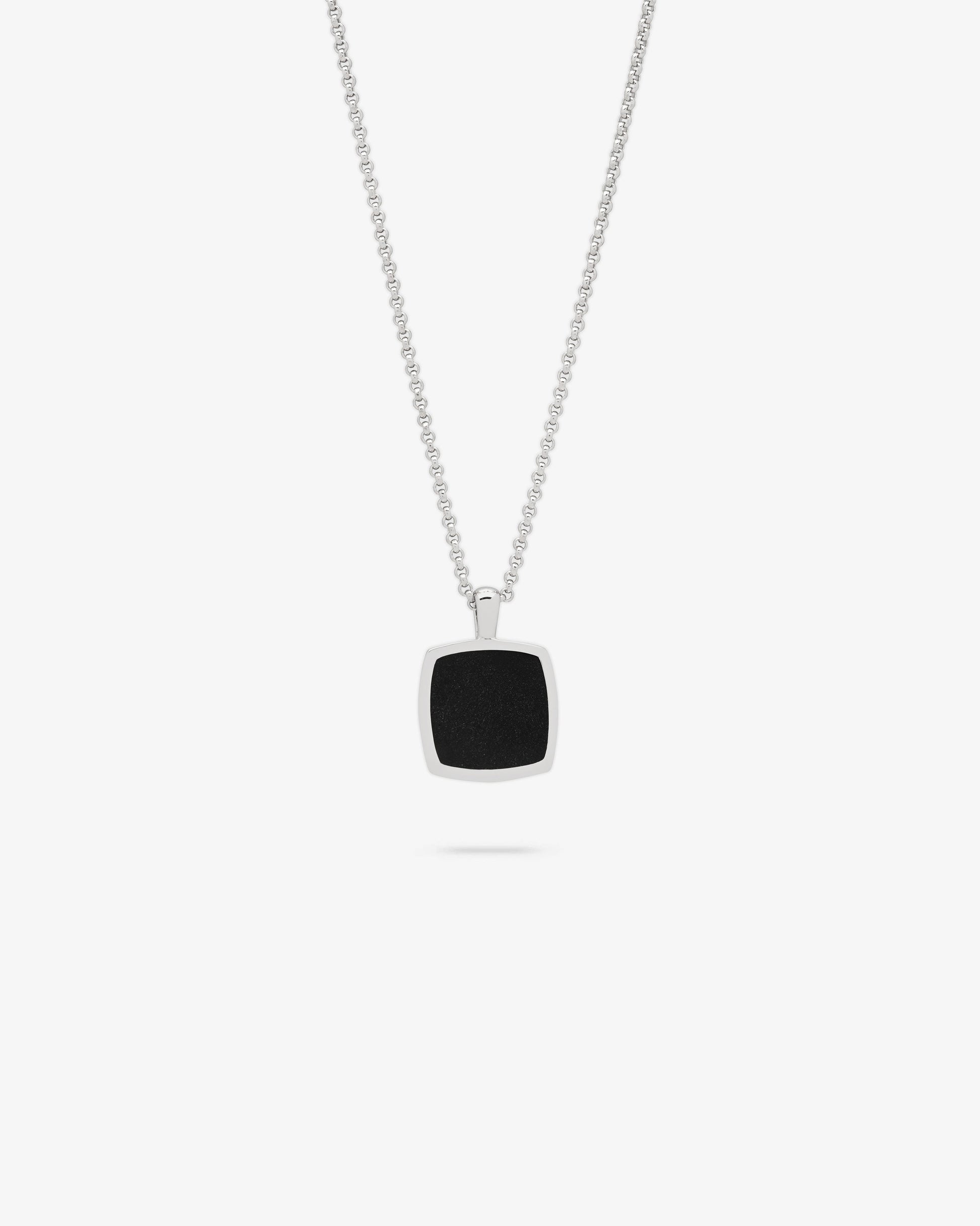 Tom Wood Cushion Pendant Onyx